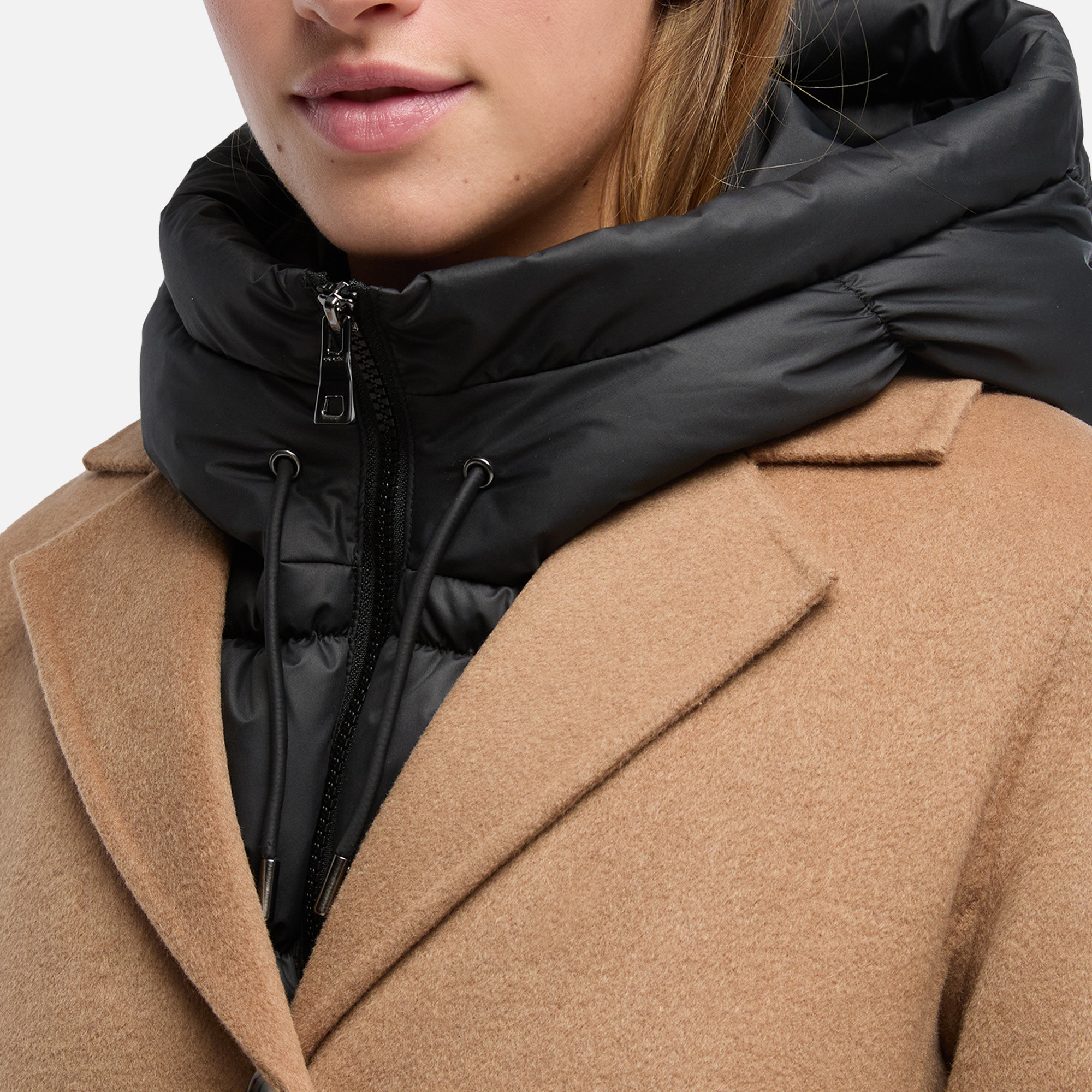 Guler termoizolant negru pentru femei Geox Narcisia