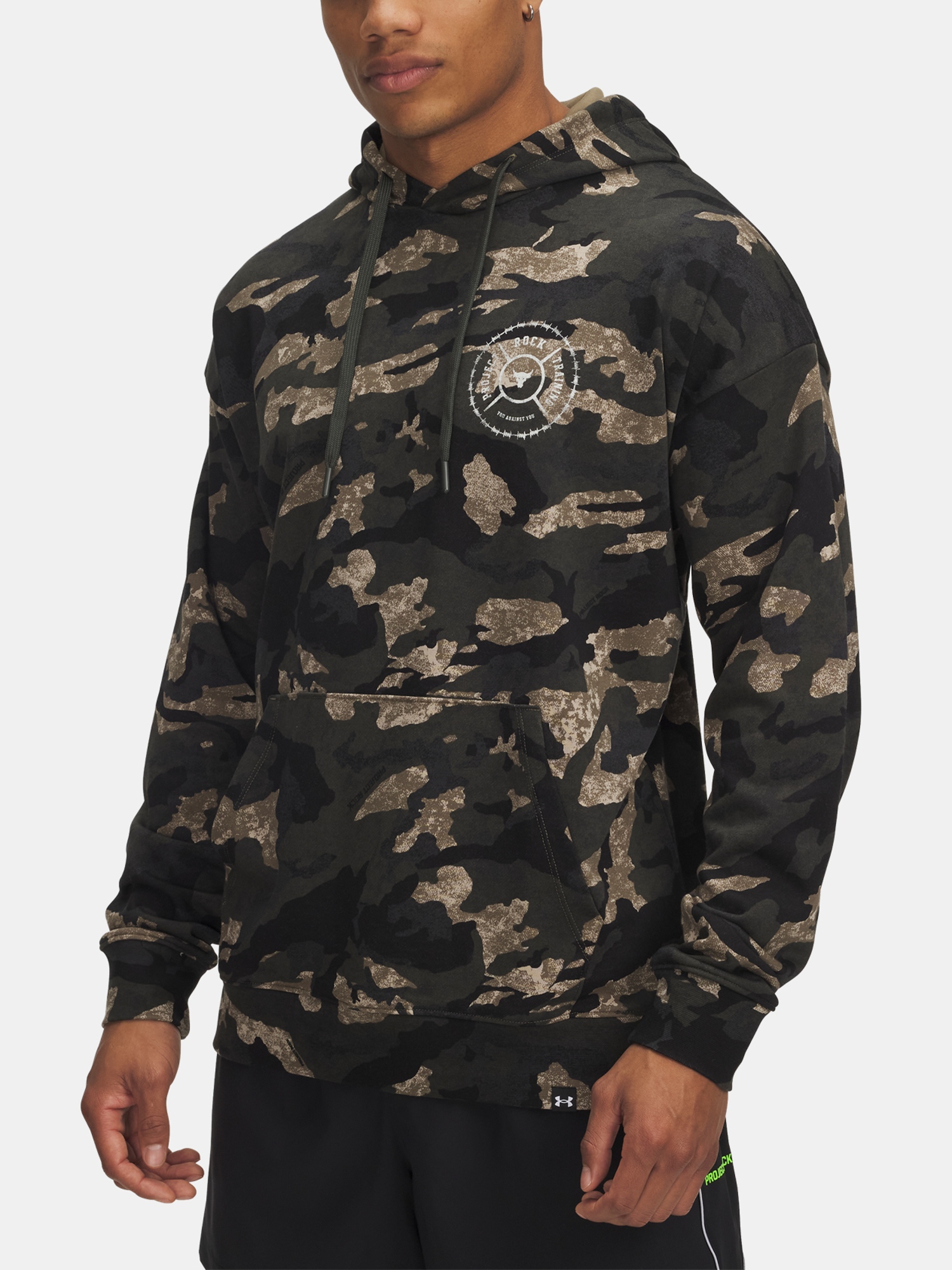 Men&#039;s sweatshirt Under Armour Pjt Rck AOP Terry HD - Men&#039;s