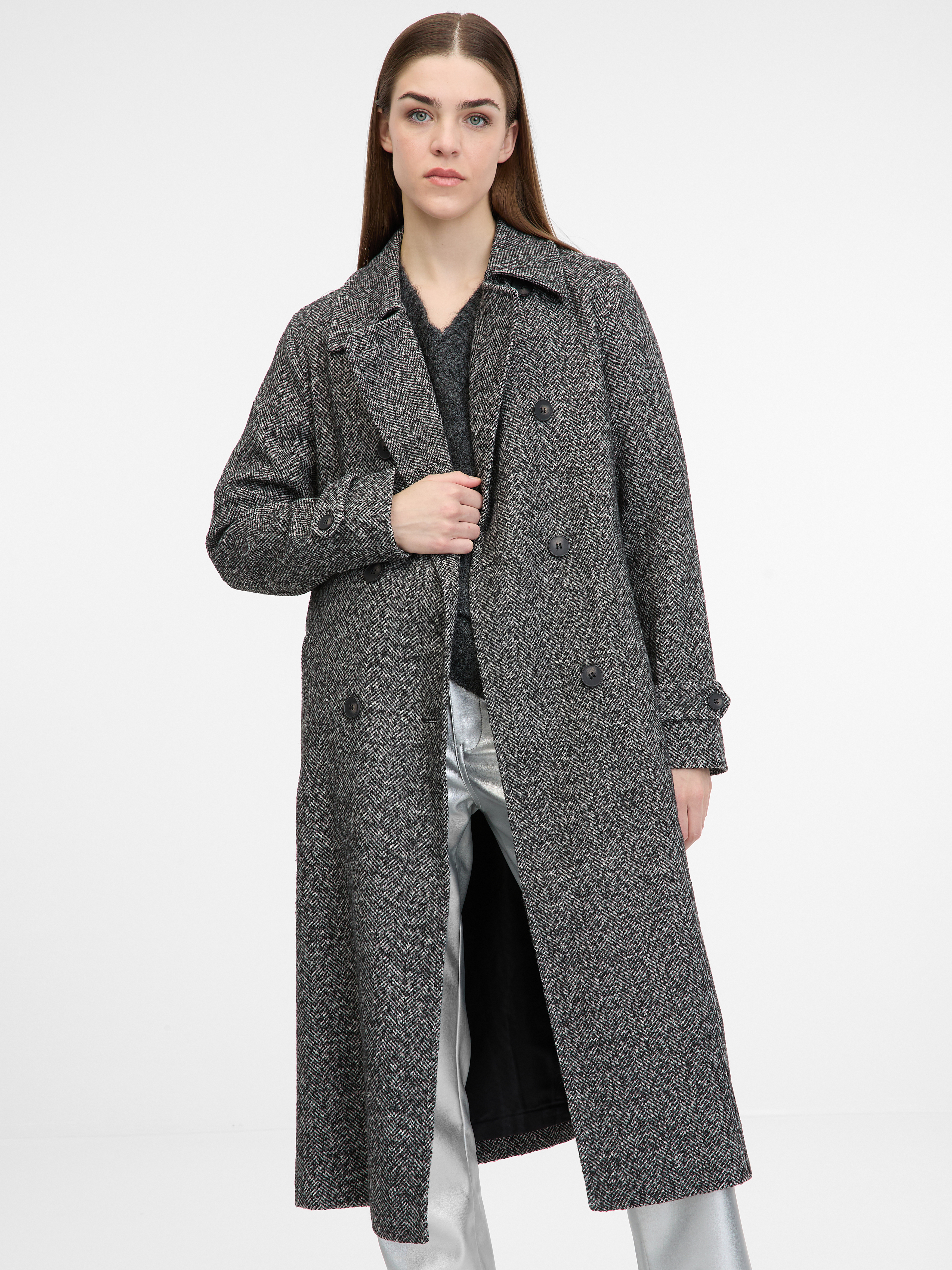 Grey women's coat ORSAY - Women's