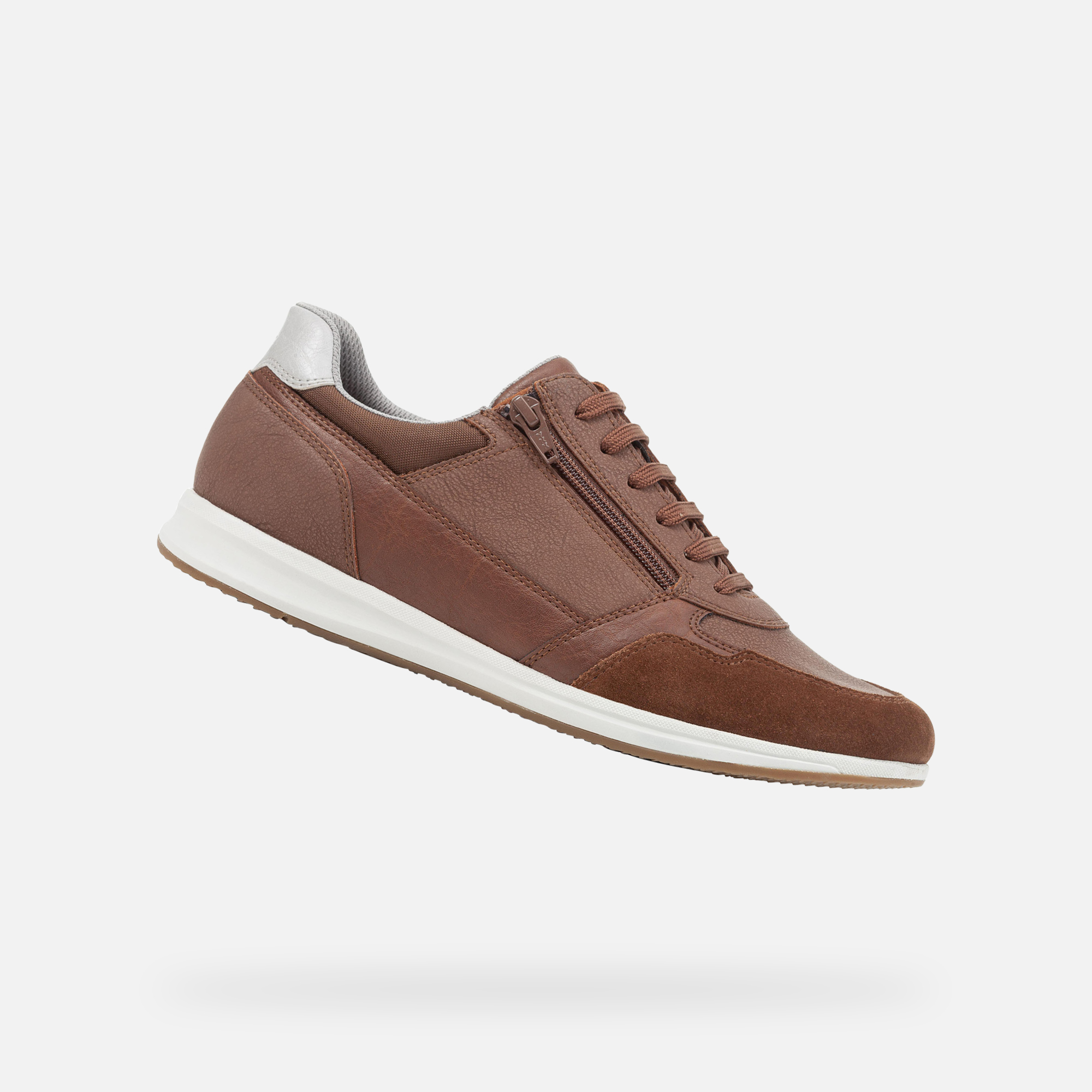 Brown Men's Sneakers Geox Avery - Men's