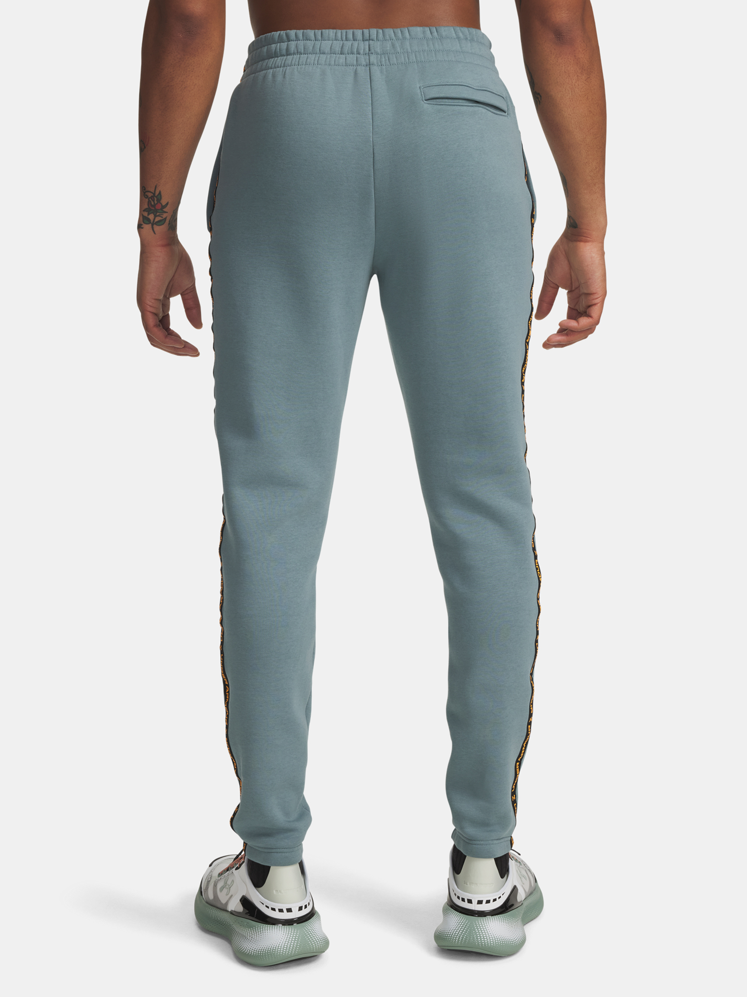 Men&#039;s Under Armour UA Icon Fleece Jgr Taping-BLU Sweatpants - Mens