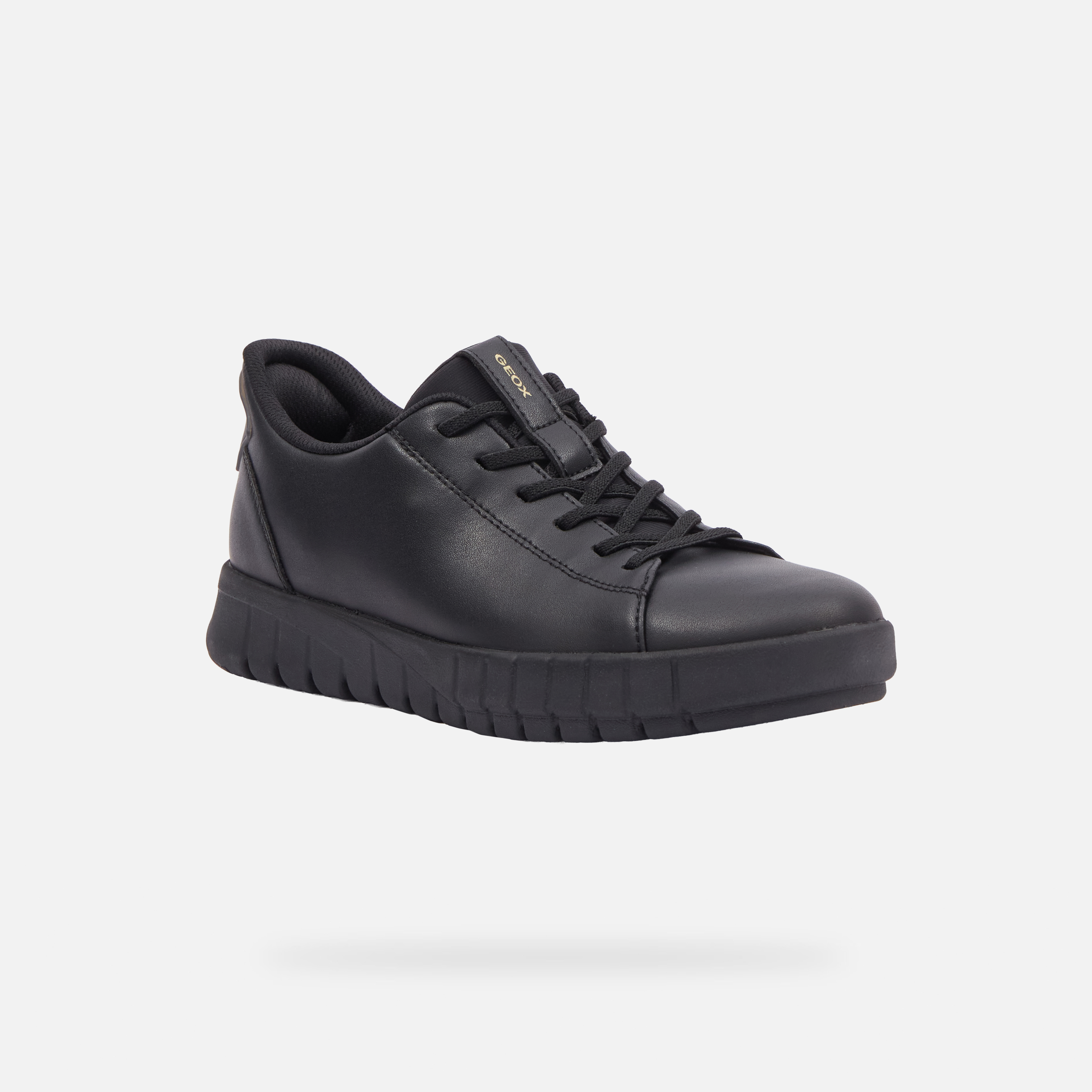 Black womens sneakers Geox Flextride Plus Fast in - Womens