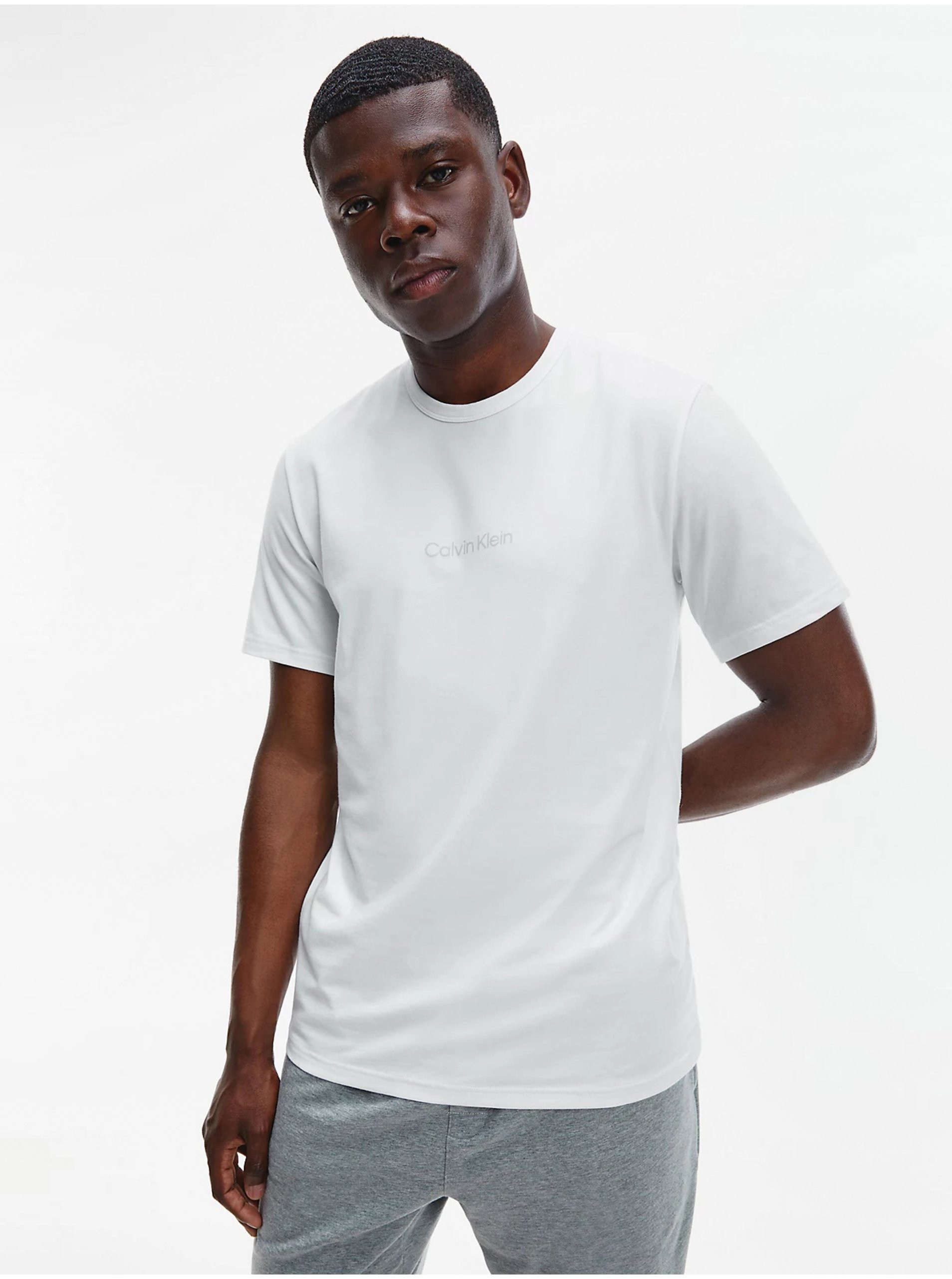 calvin klein mens white shirt