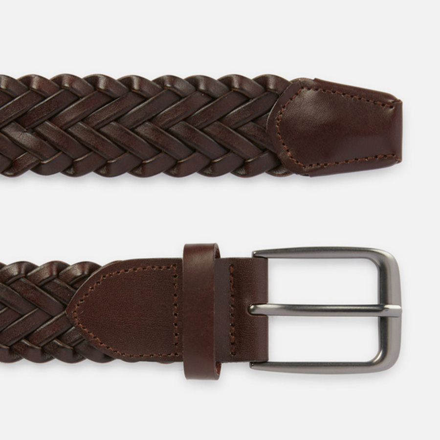 Dark brown men&#039;s belt Geox Belt - Men