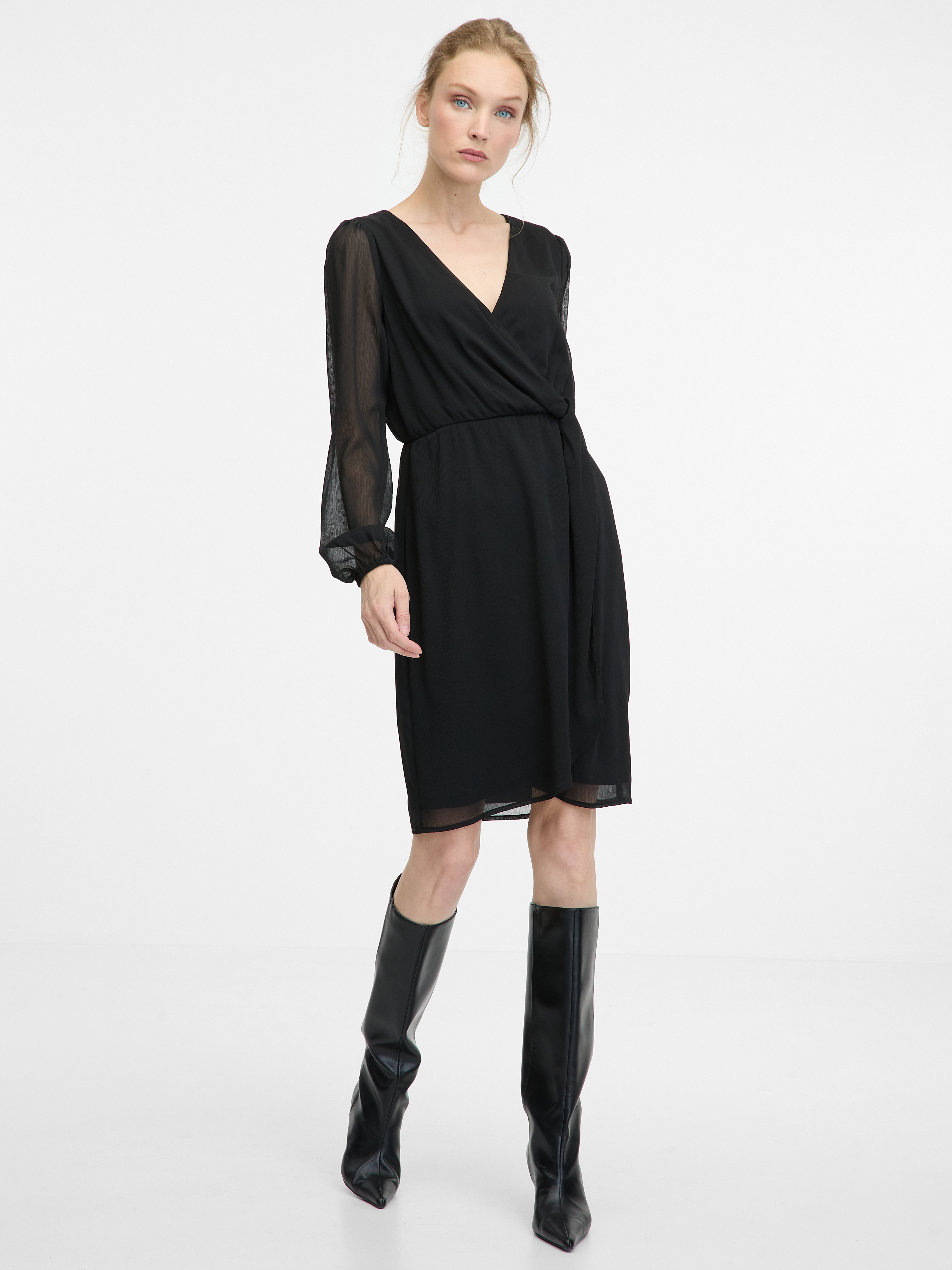 Black women's knee-length dress ORSAY - Women's