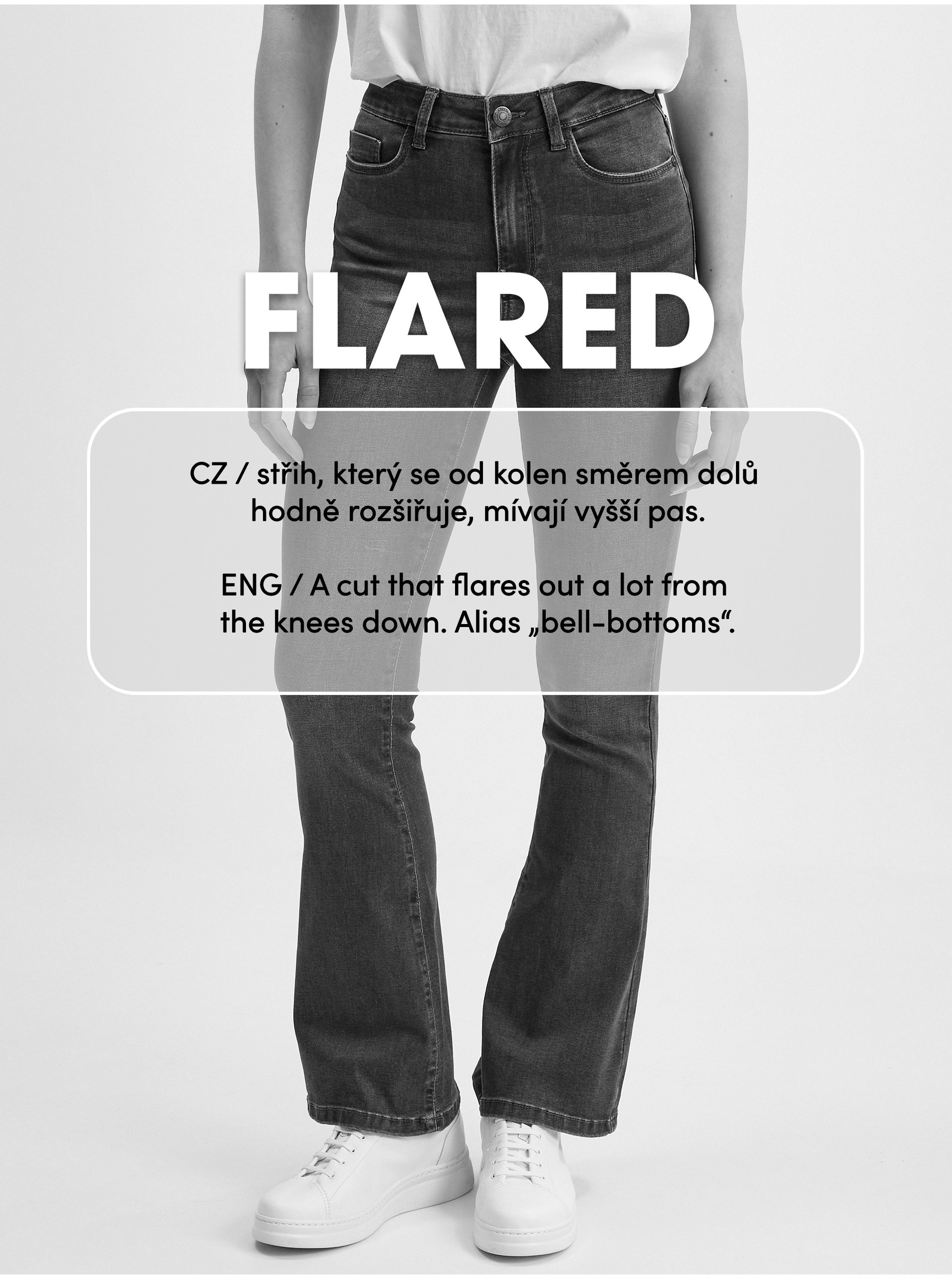Flared, Bootcut pentru femei Desigual - albastru