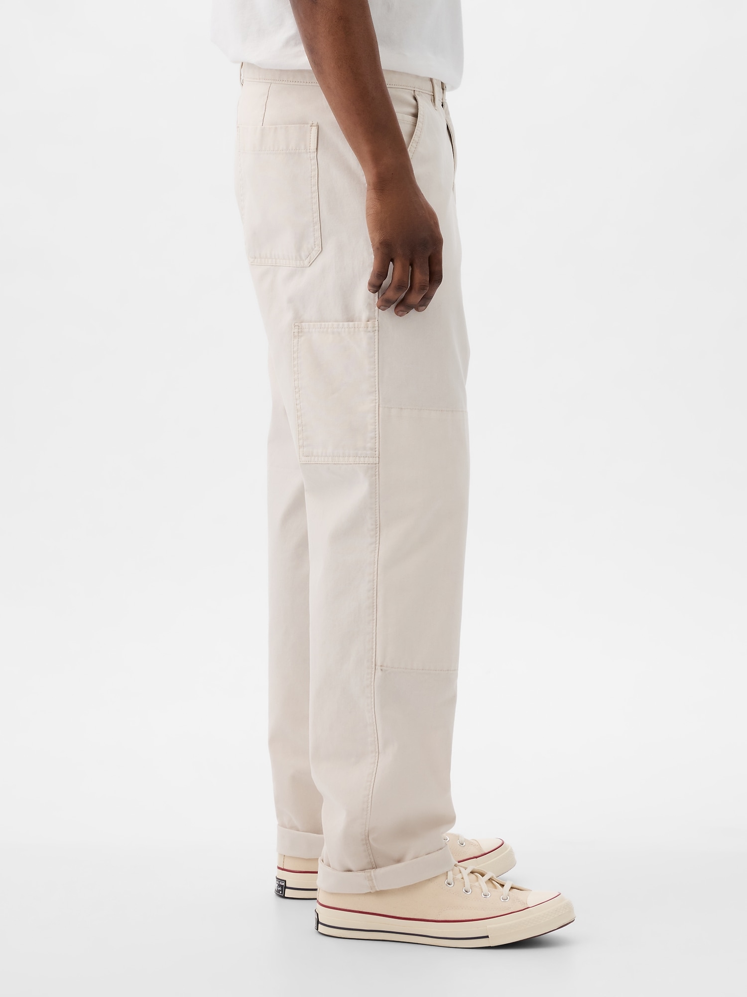Pantaloni casual pentru barbati GAP - crem