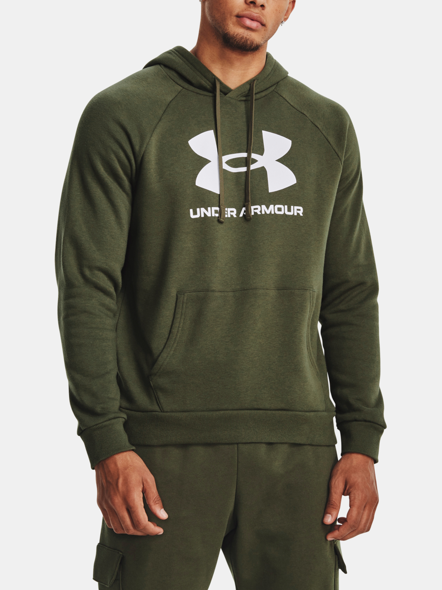 Under Armour Sweatshirt UA Rival Fleece Logo HD-GRN - Men