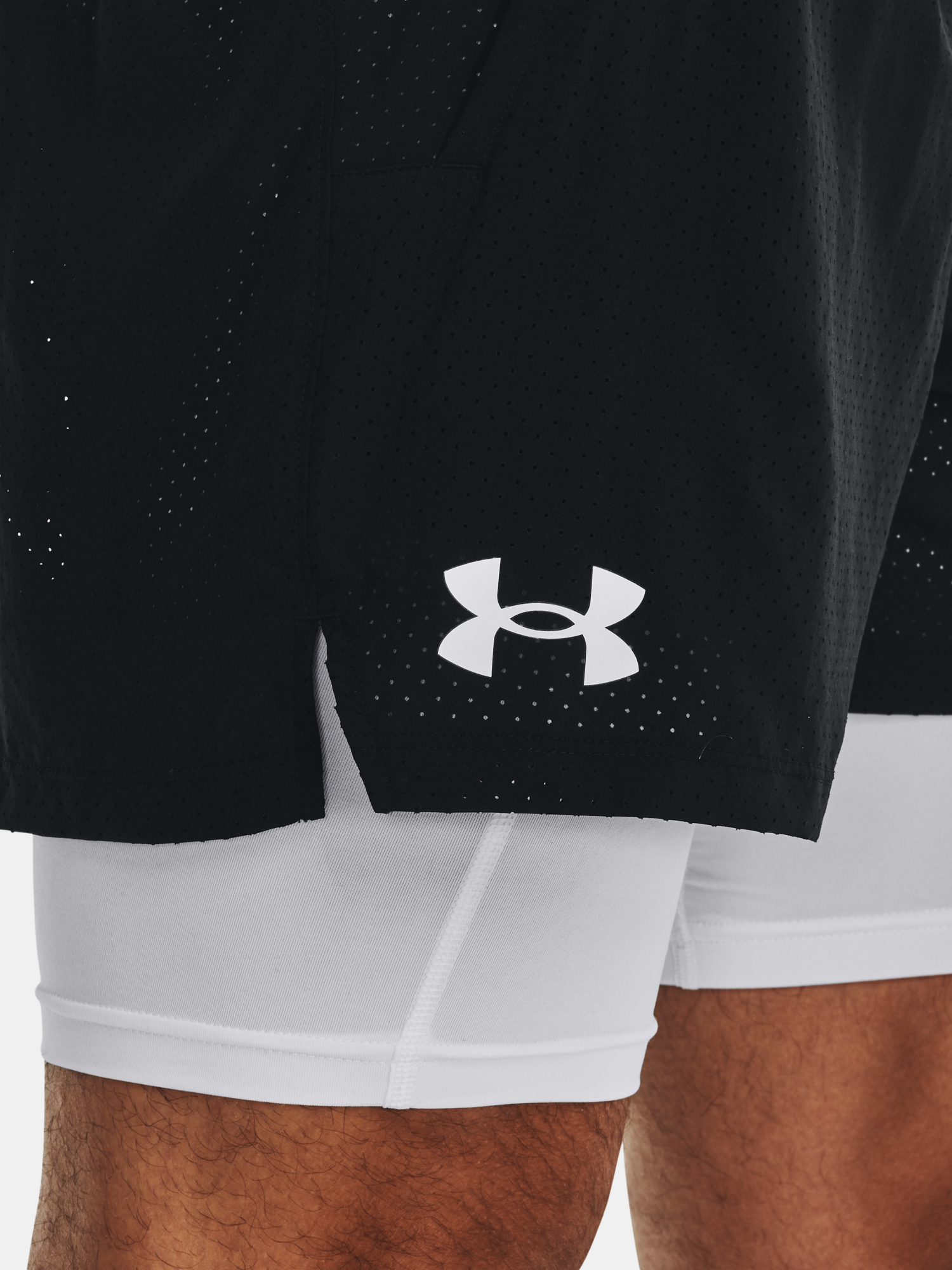 Nohavice a kraťasy pre mužov Under Armour - čierna