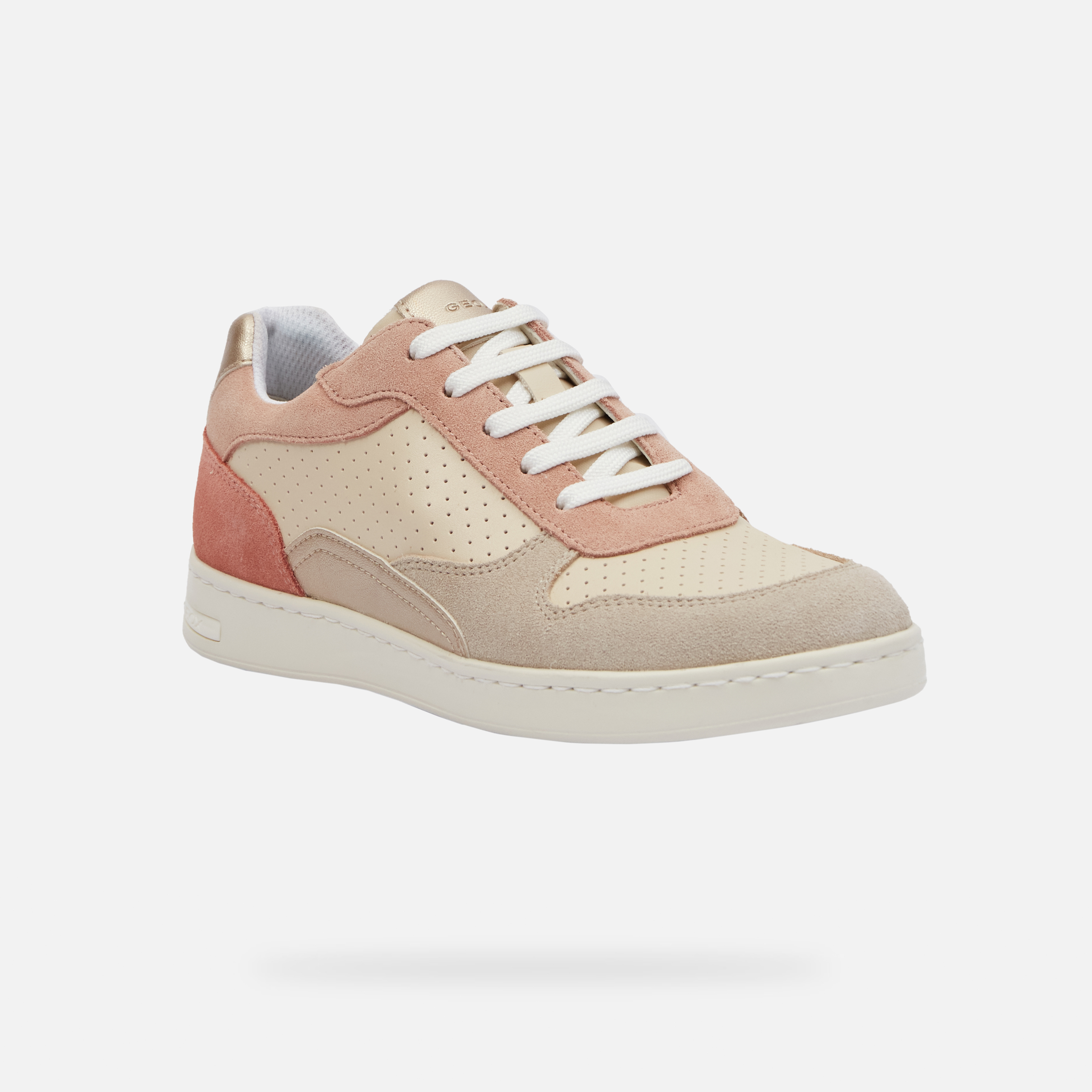 Brown women's sneakers Geox Jaysen - Women's