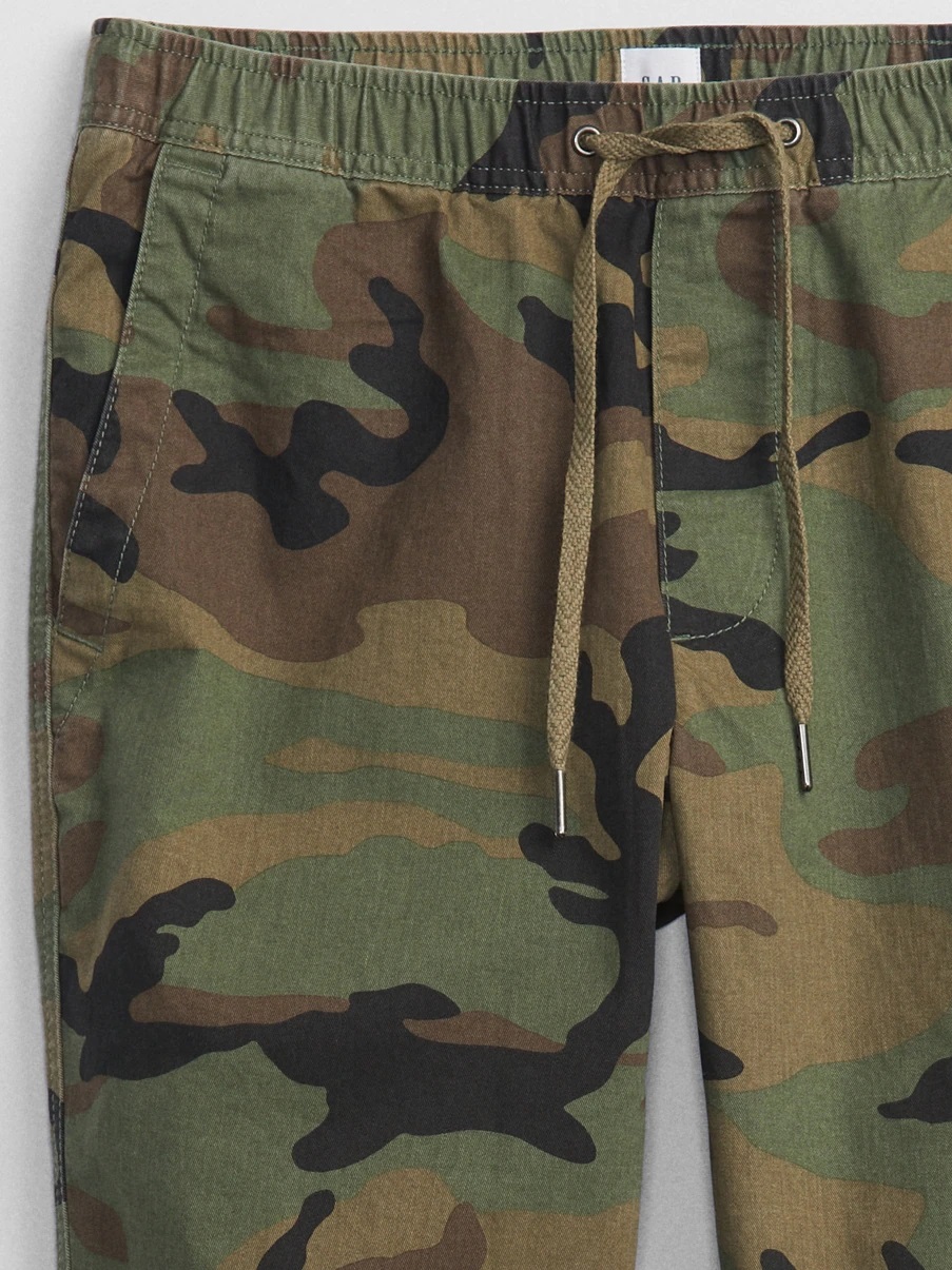 Pantaloni casual pentru barbati GAP - kaki, verde, maro