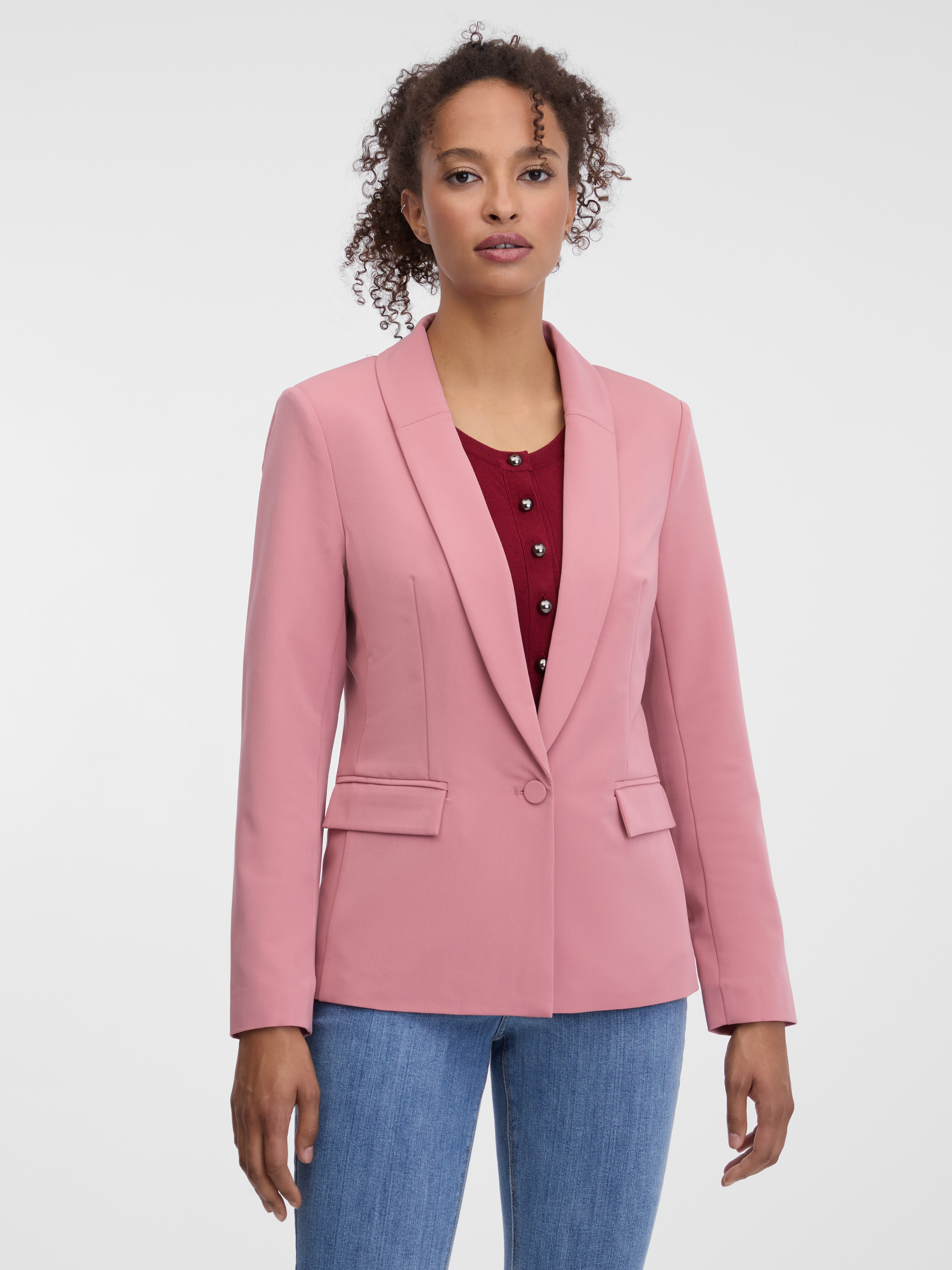 Light pink womens blazer ORSAY - Womens