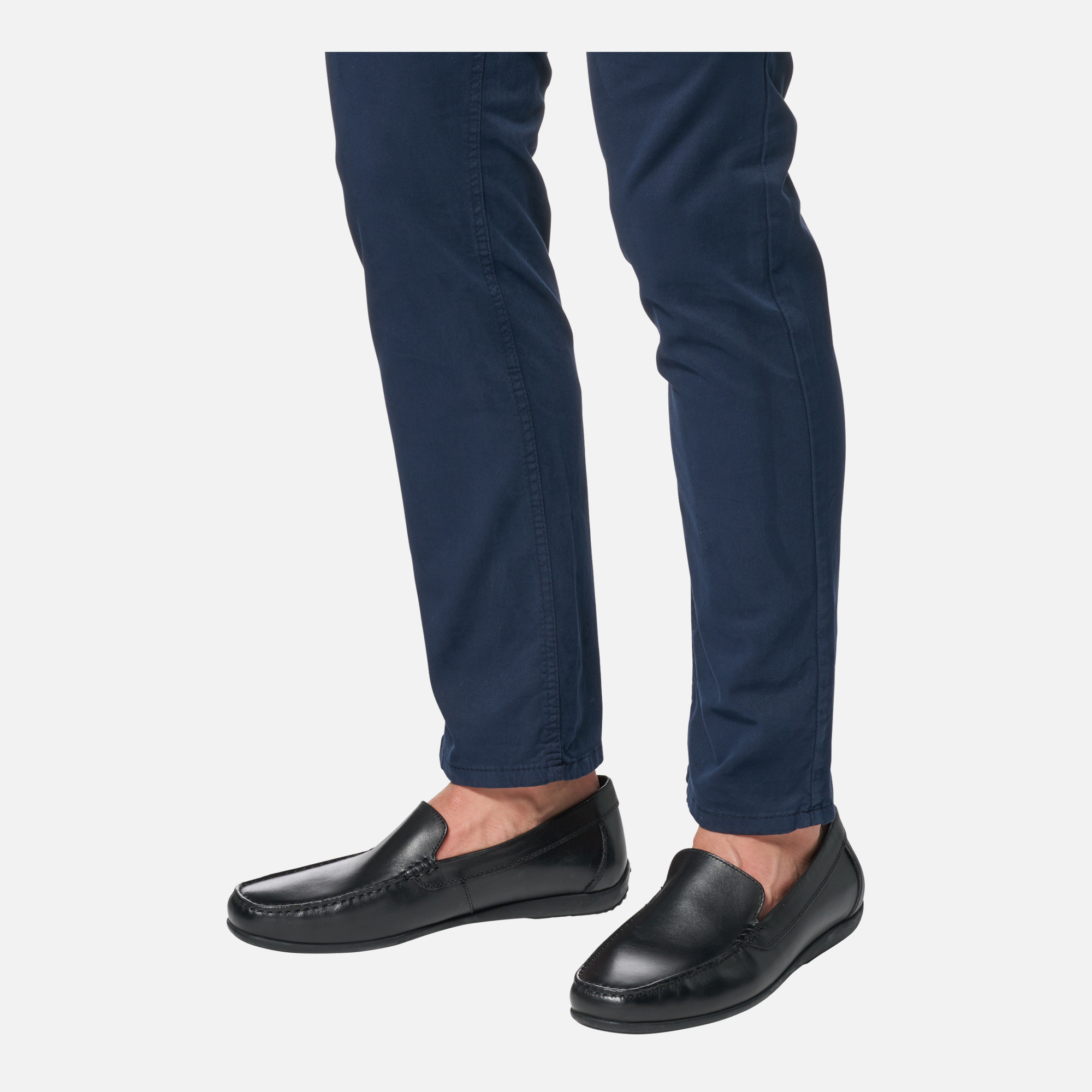 Black men&#039;s moccasins Geox Ascanio - Men&#039;s