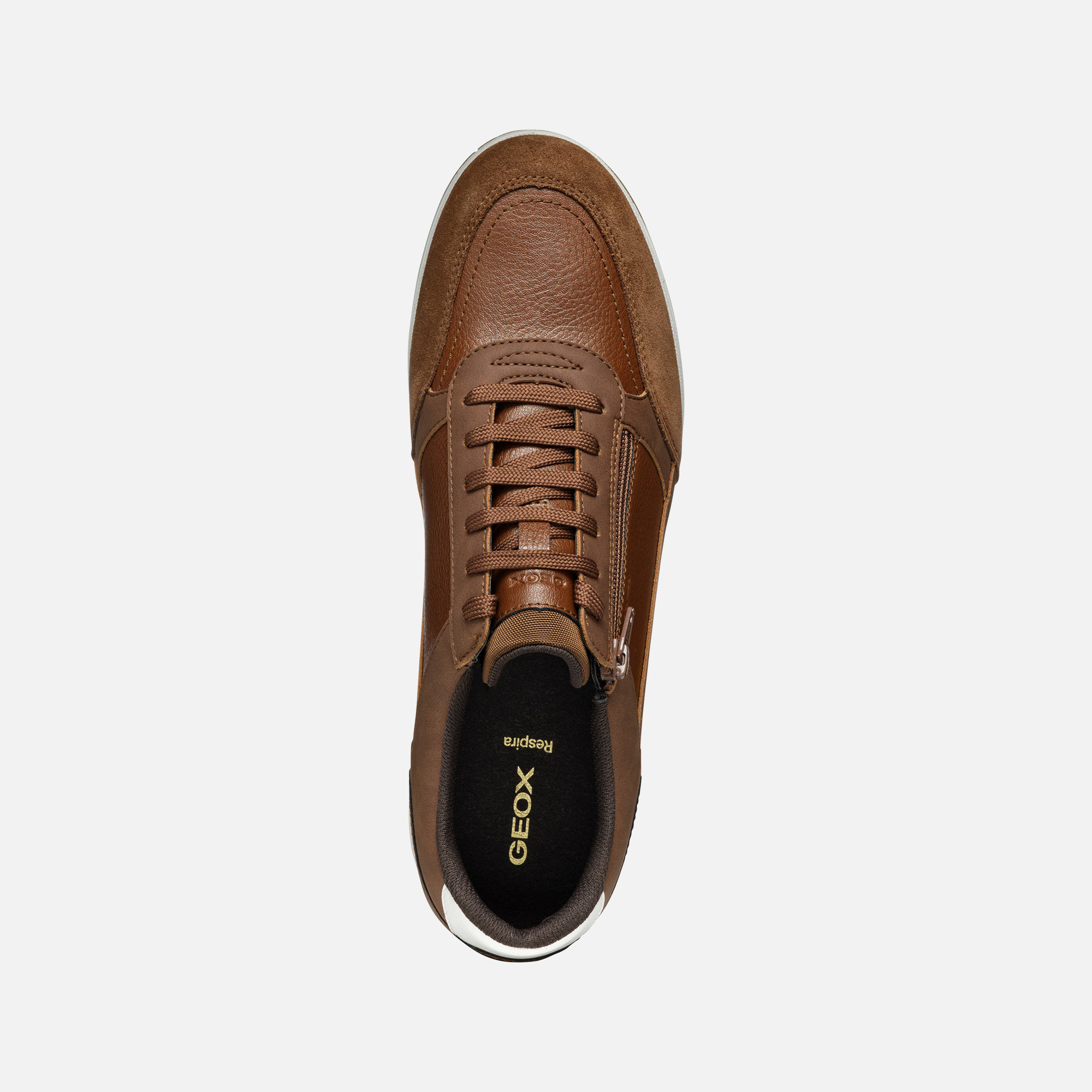 Brown men&#039;s sneakers Geox Avery - Men&#039;s