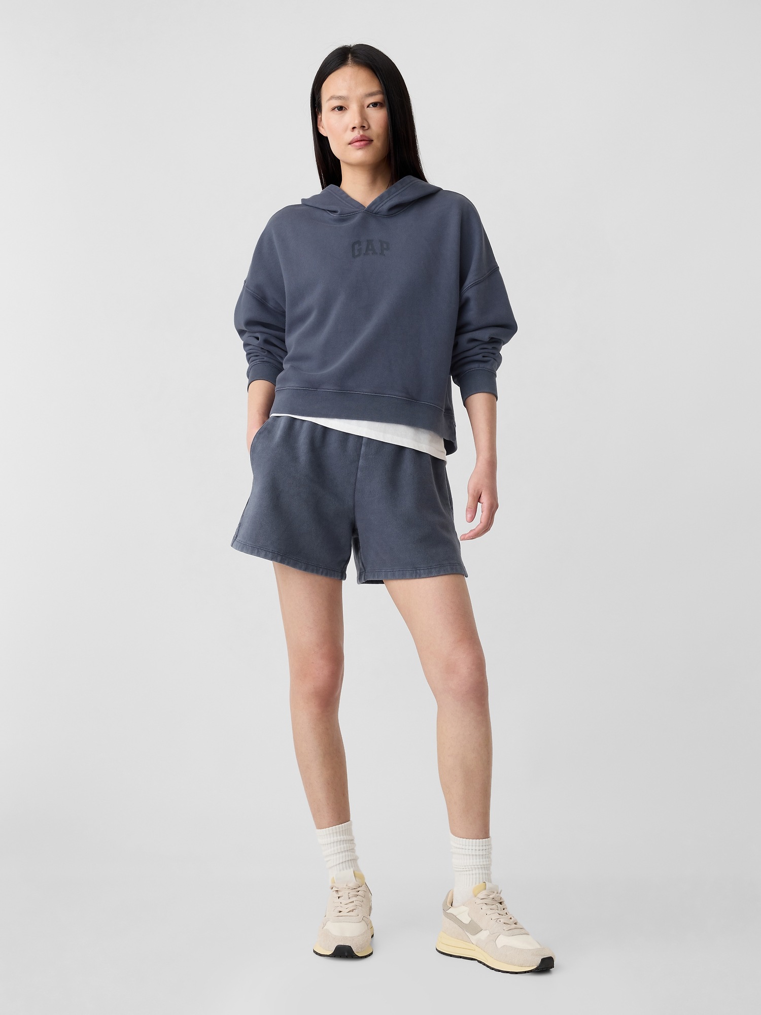 GAP Crop sweatshirt with logo - Women's