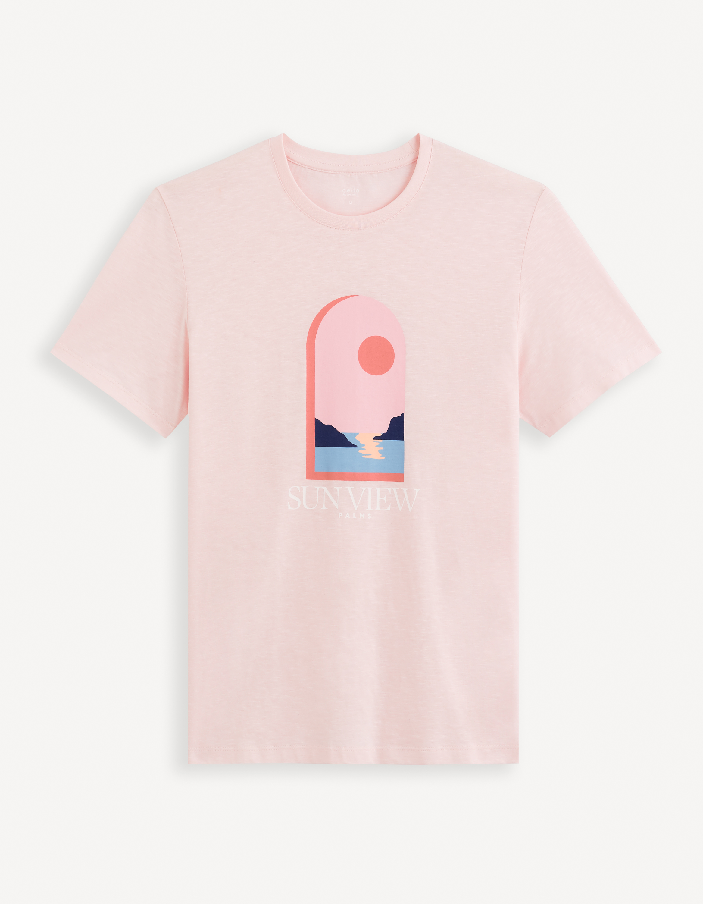 Celio Bavlněné tričko Gebarak - Pánské