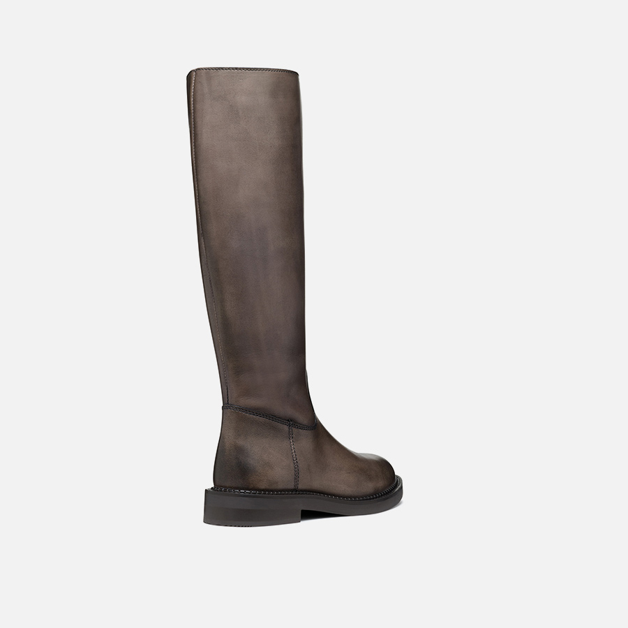 Beige women&#039;s boots Geox Serilda - Women&#039;s