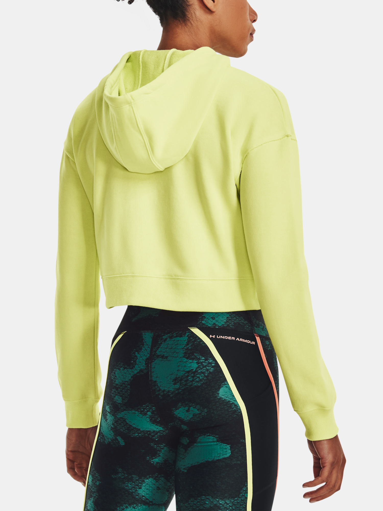 Under Armour Sweatshirt Pjt Rck HW Terry FZ-GRN - Women's