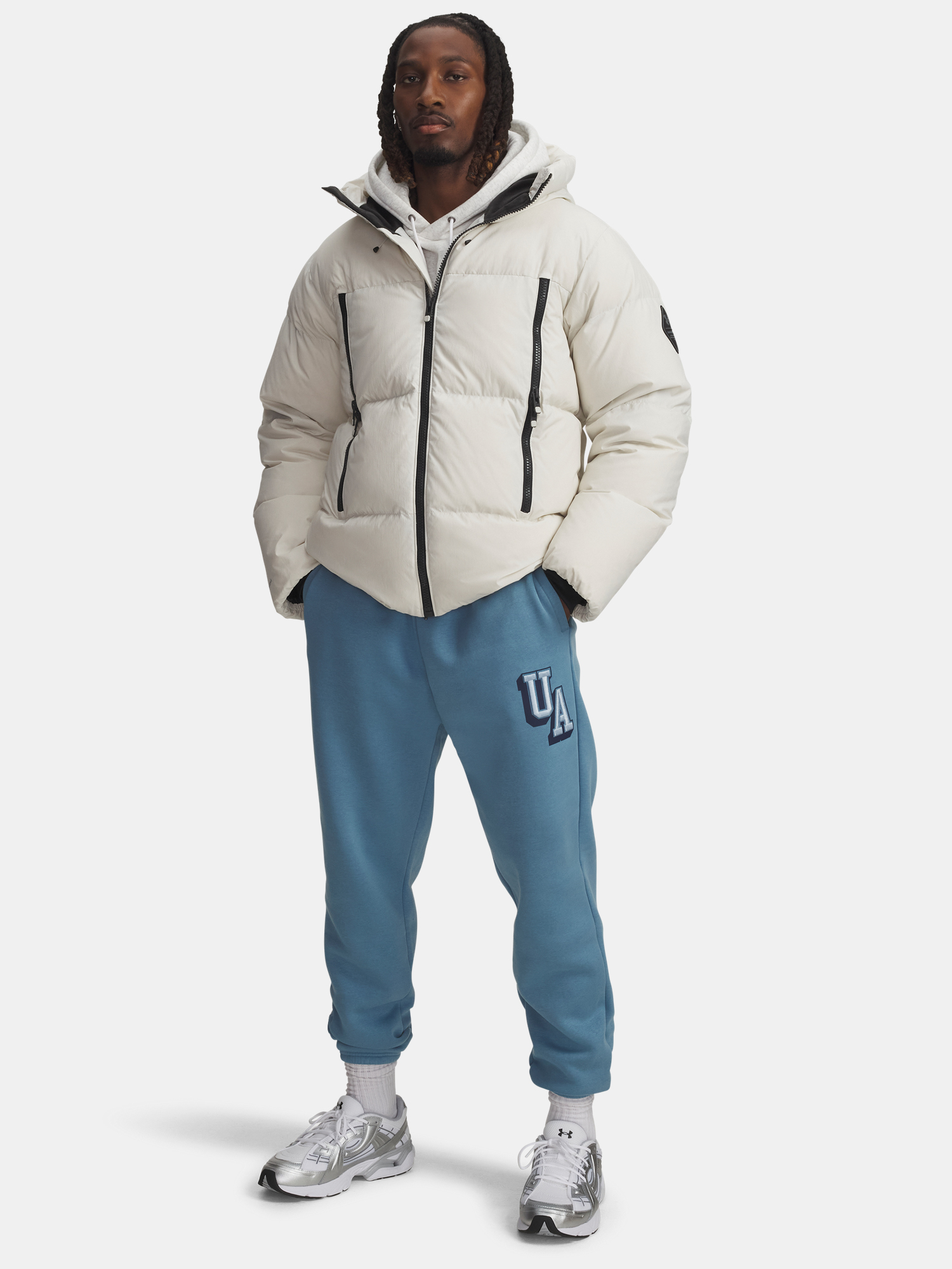 Men&#039;s Sweatpants Under Armour UA Icon Flc Graphic Jgr-BLU - Mens