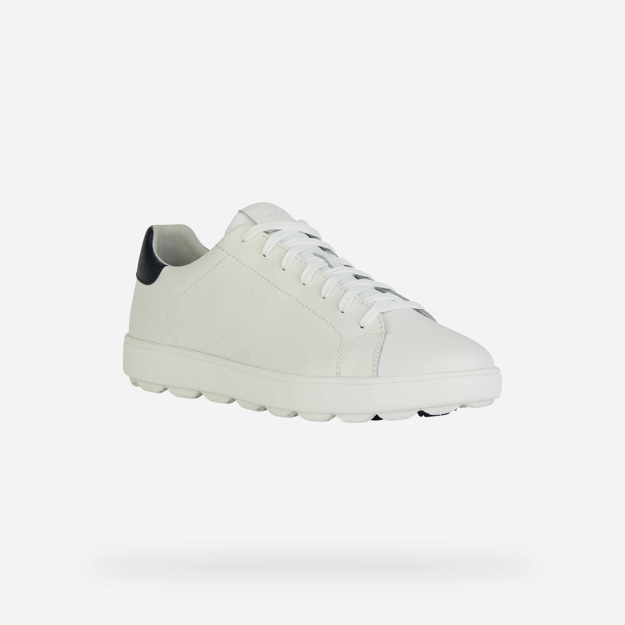 White men's sneakers Geox Spherica ECUB-1 - Men