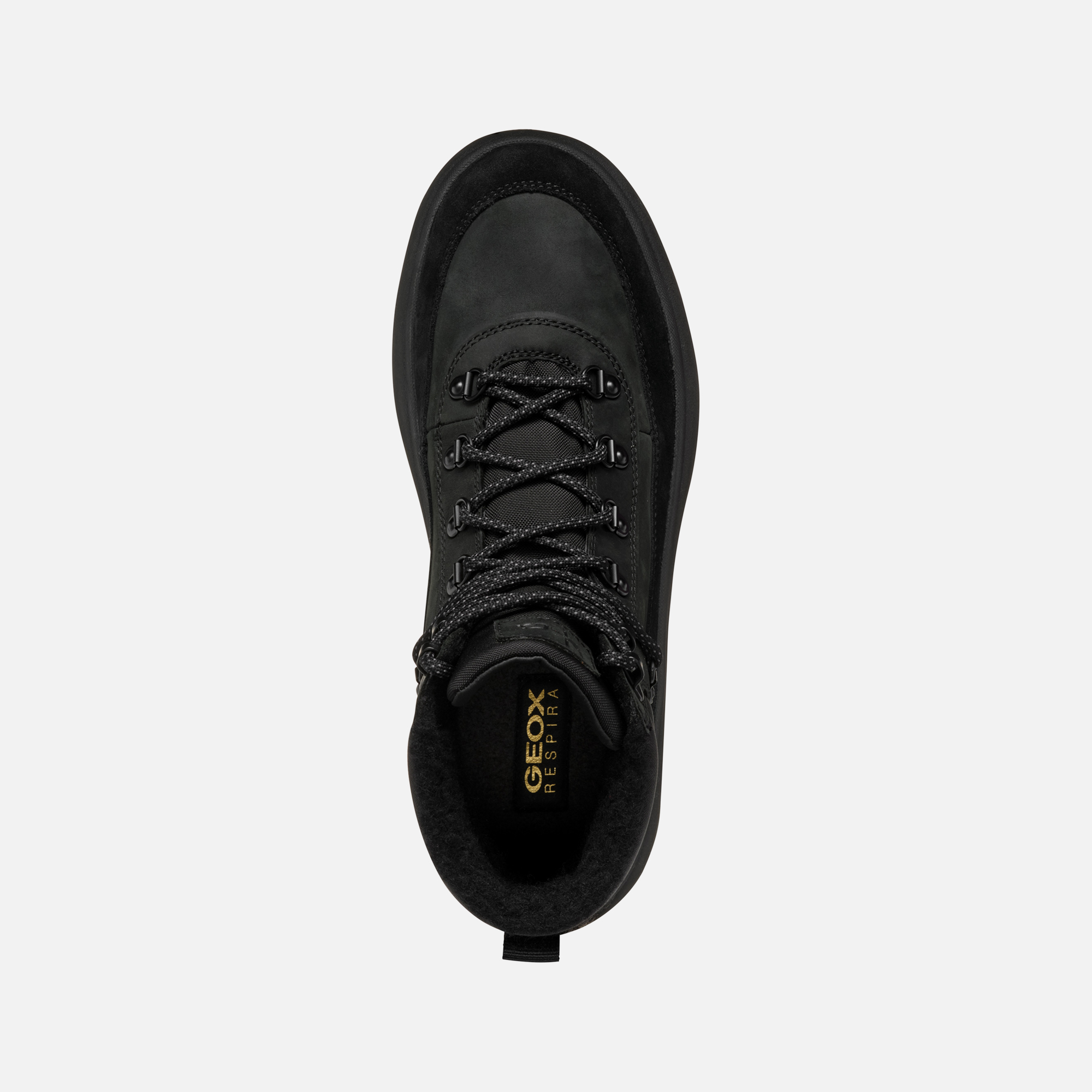Black men&#039;s ankle shoes Geox Granito + Grip B A - Men&#039;s