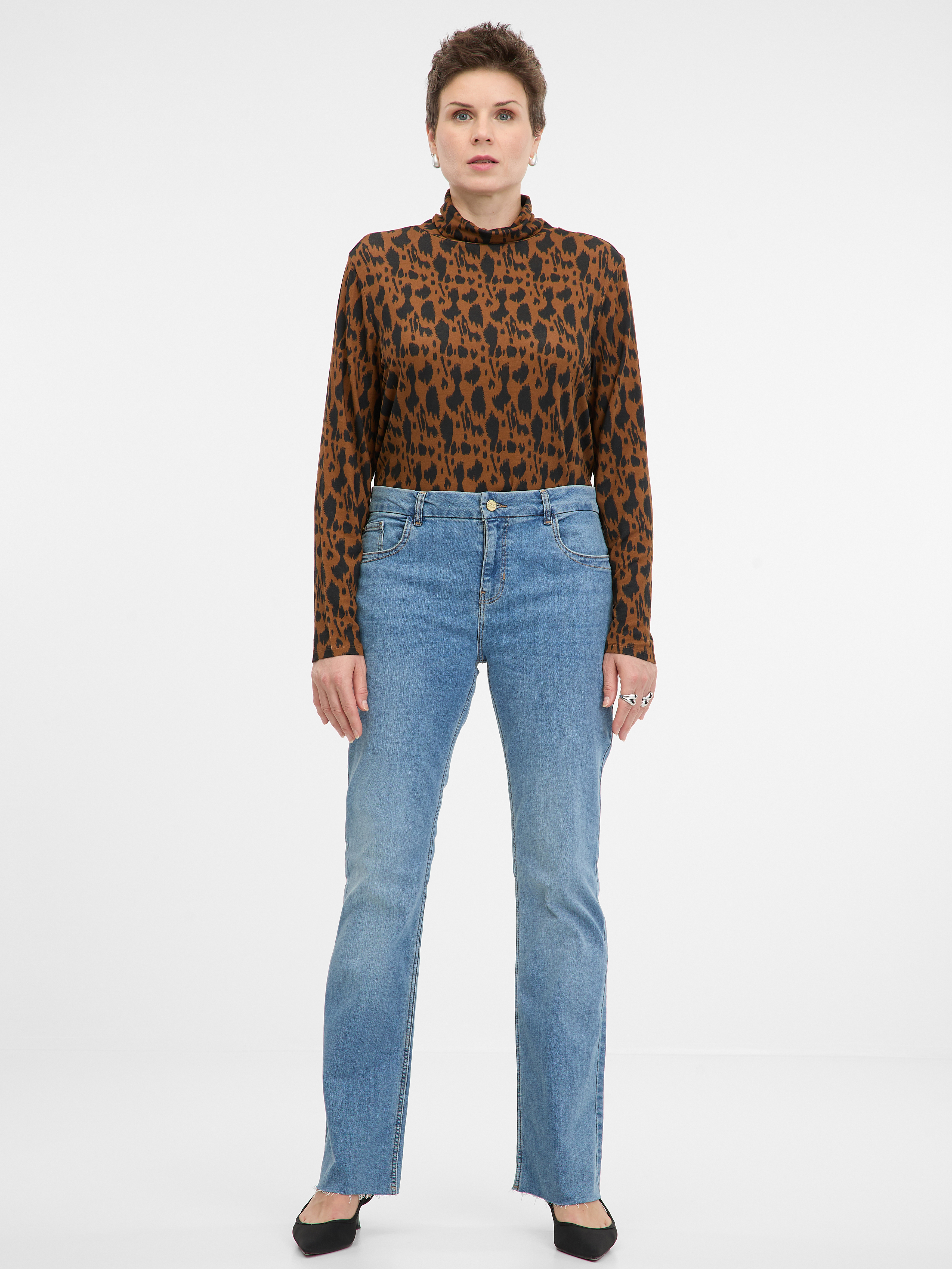 Light blue women's bootcut jeans ORSAY - Women