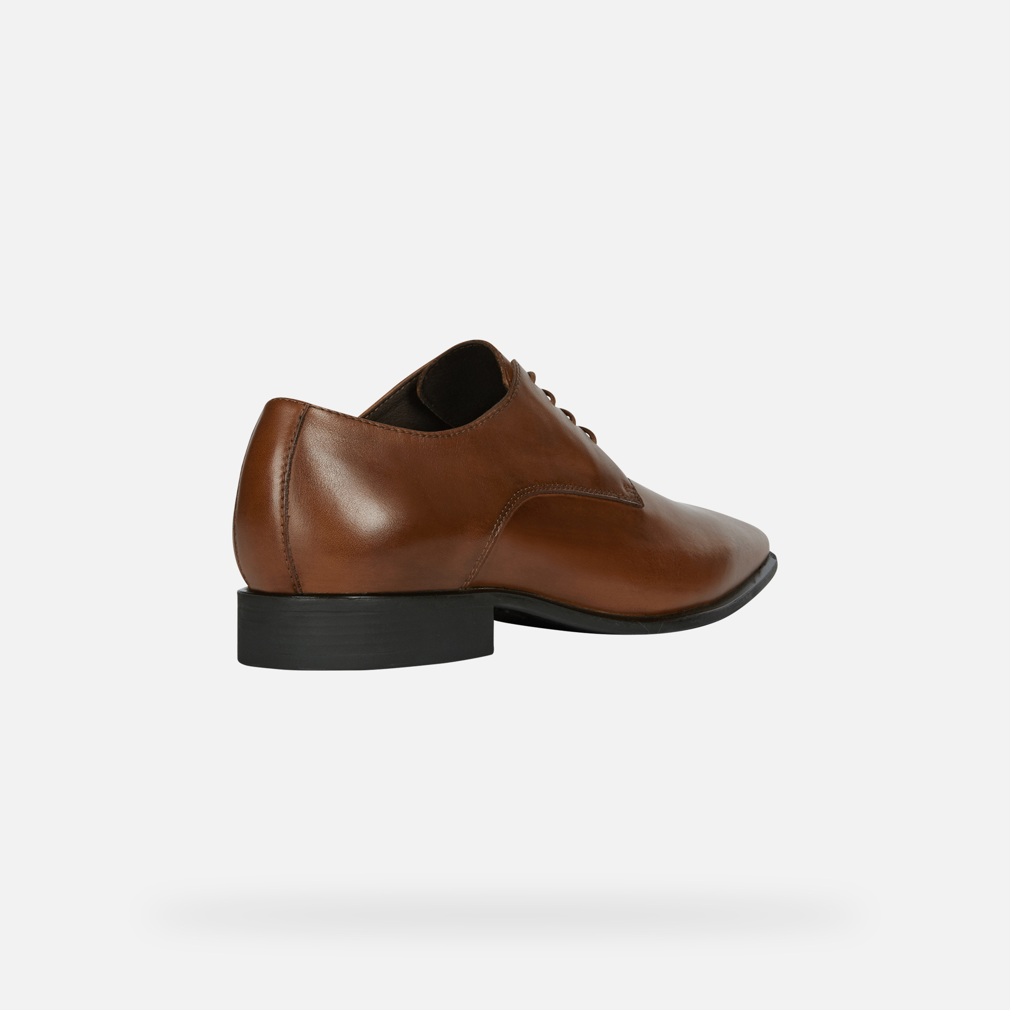 Dark brown men&#039;s formal shoes Geox High Life - Men