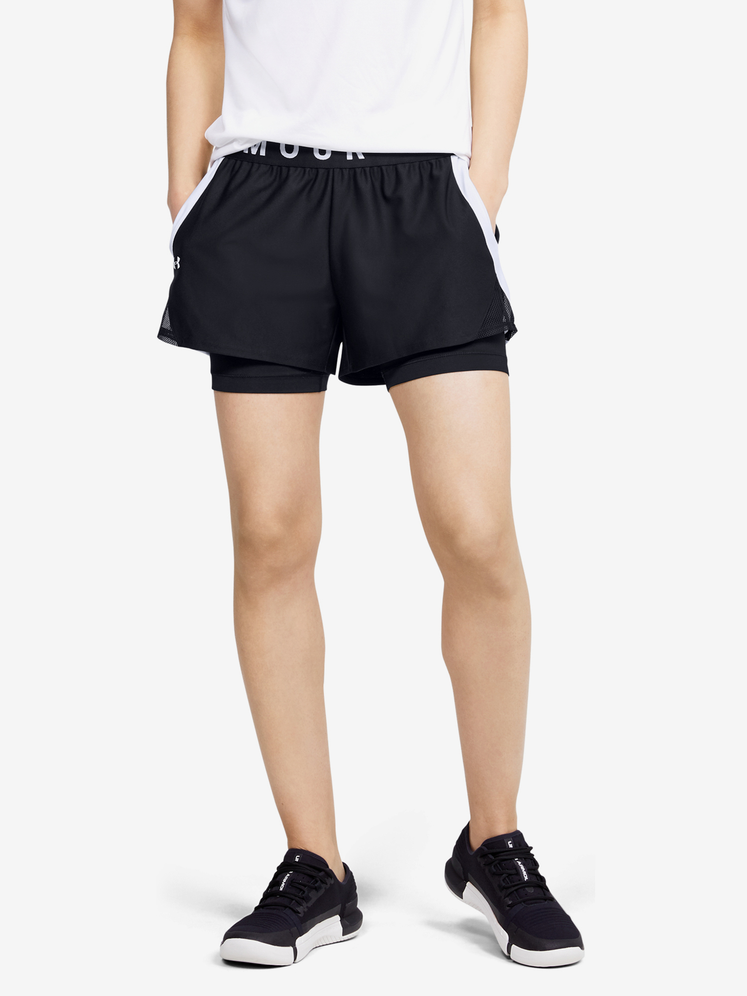 Under Armour Kraťasy Play Up 2-In-1 Shorts - Dámské