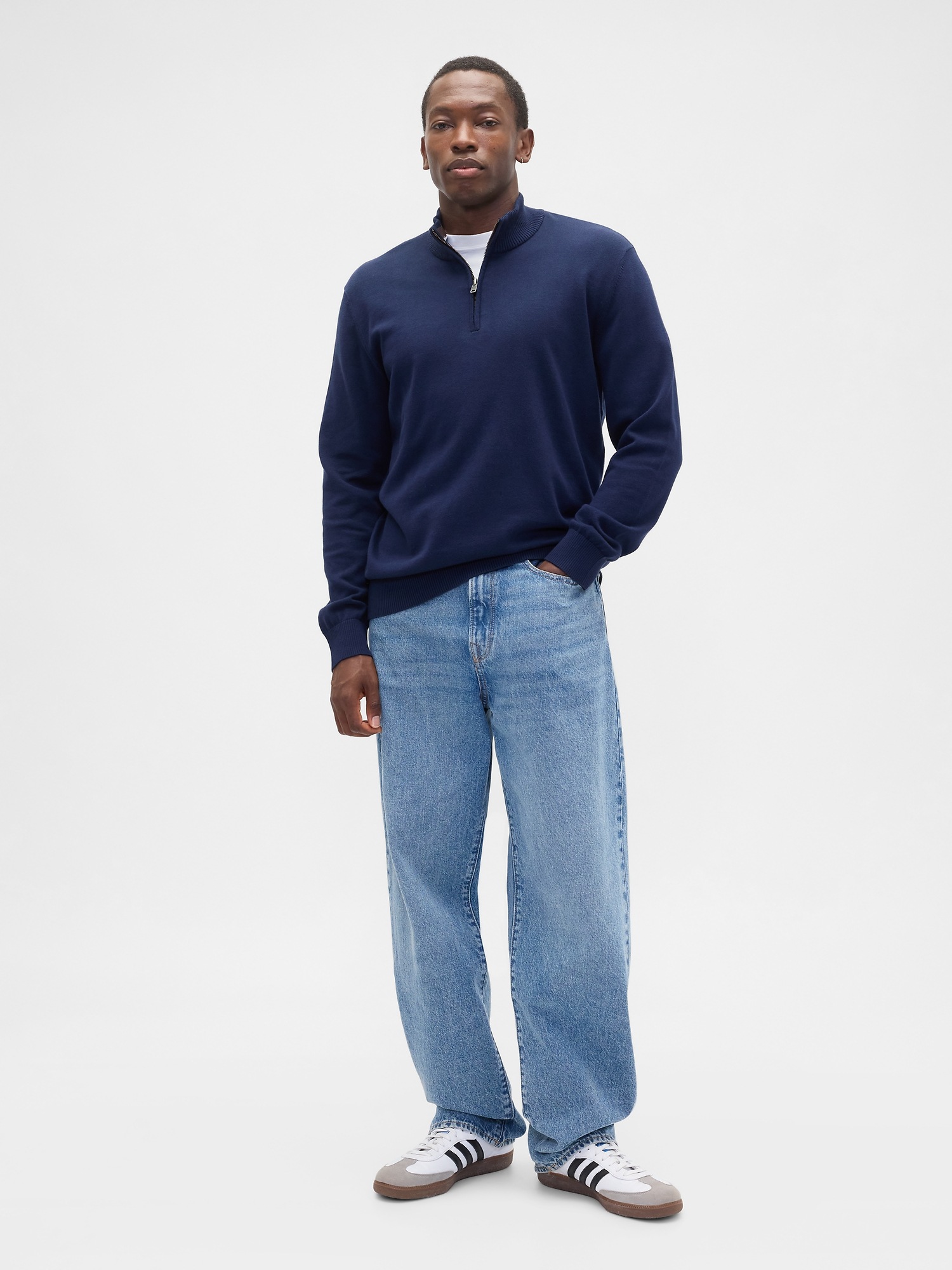 GAP Zippered Neckline Sweater - Mens