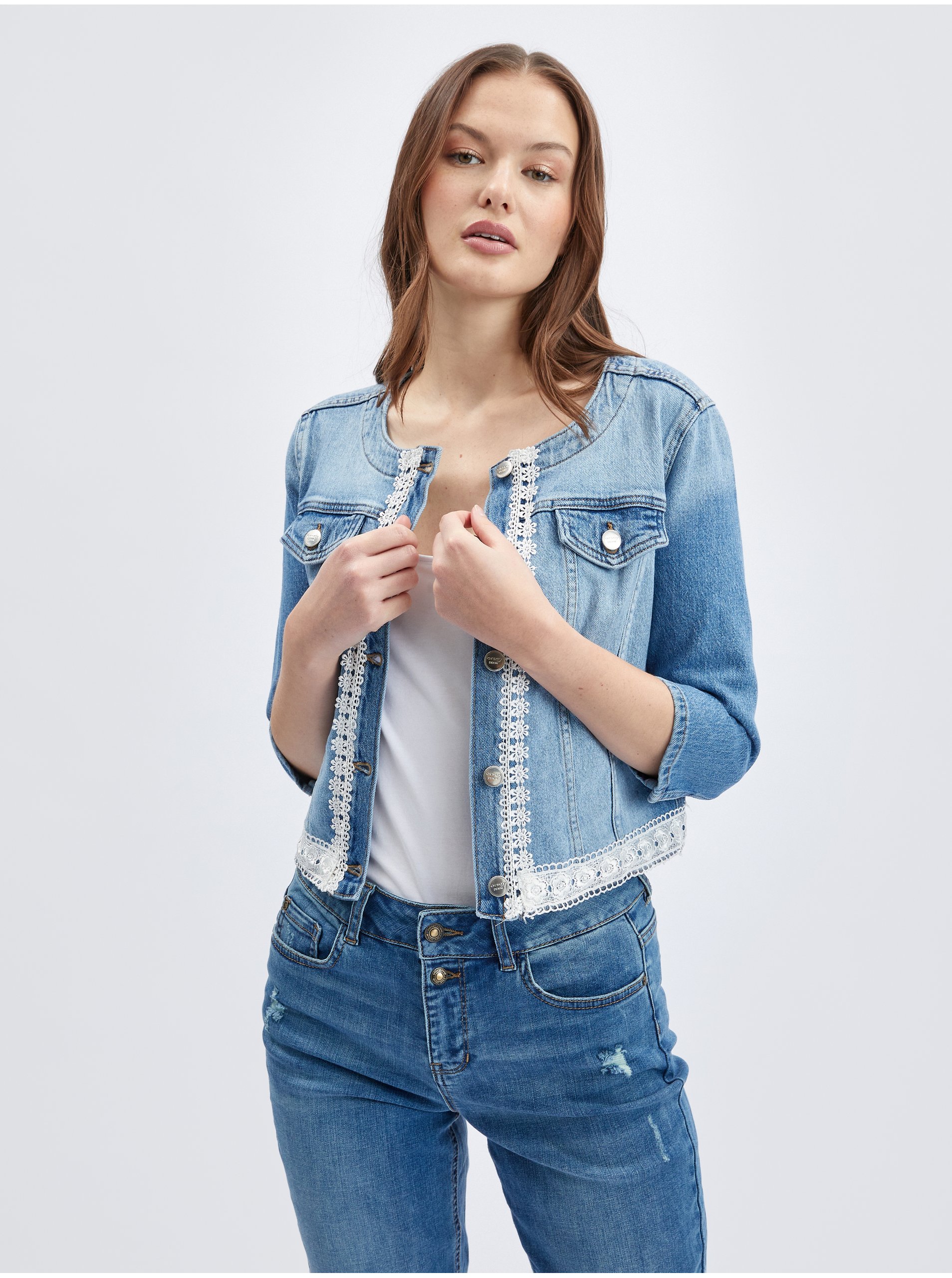Orsay Light blue women&#039;s denim jacket - Women&#039;s