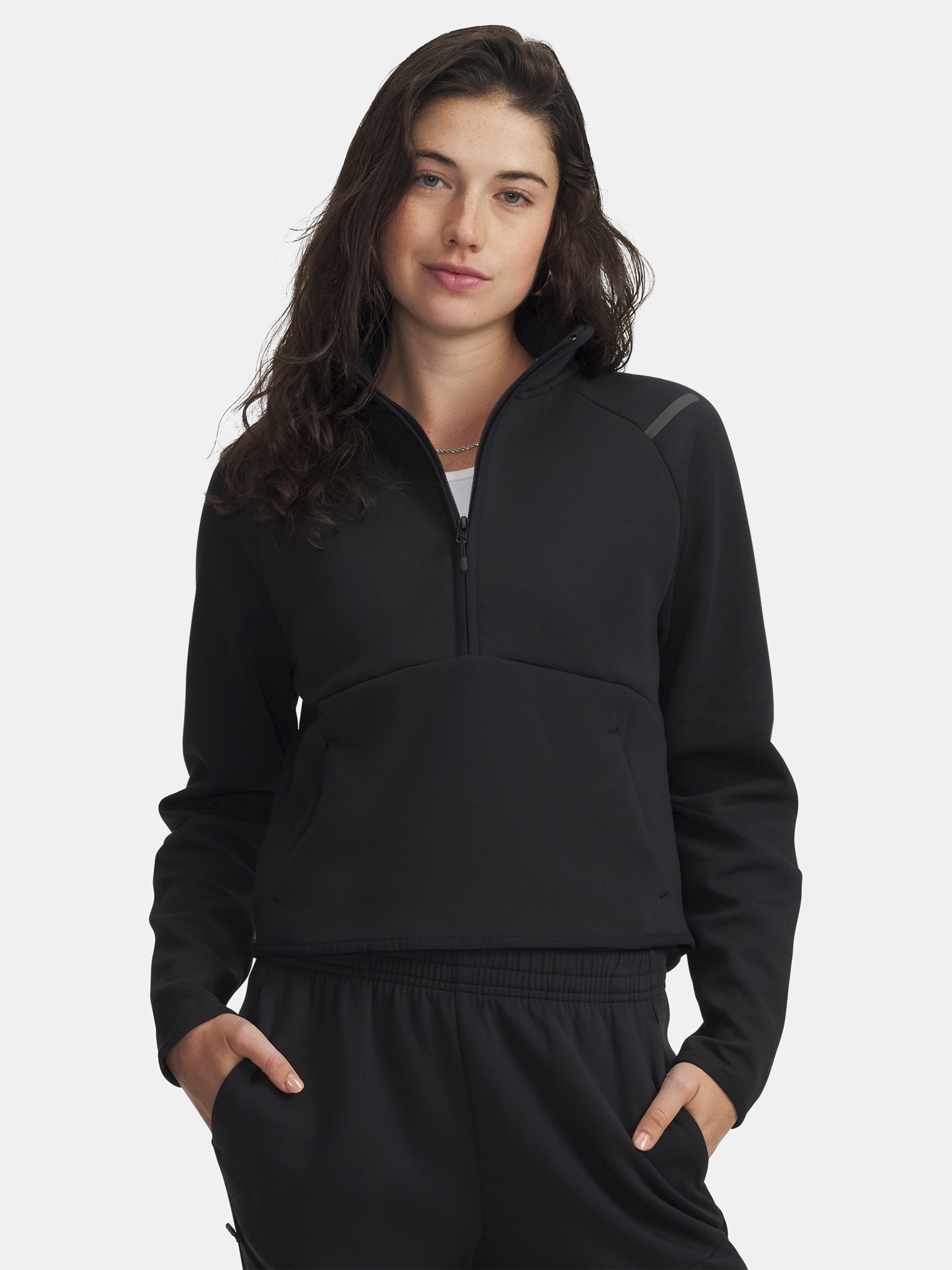 Under Armour Unstoppable Flc HZ-BLK Women's Sweatshirt - Women's