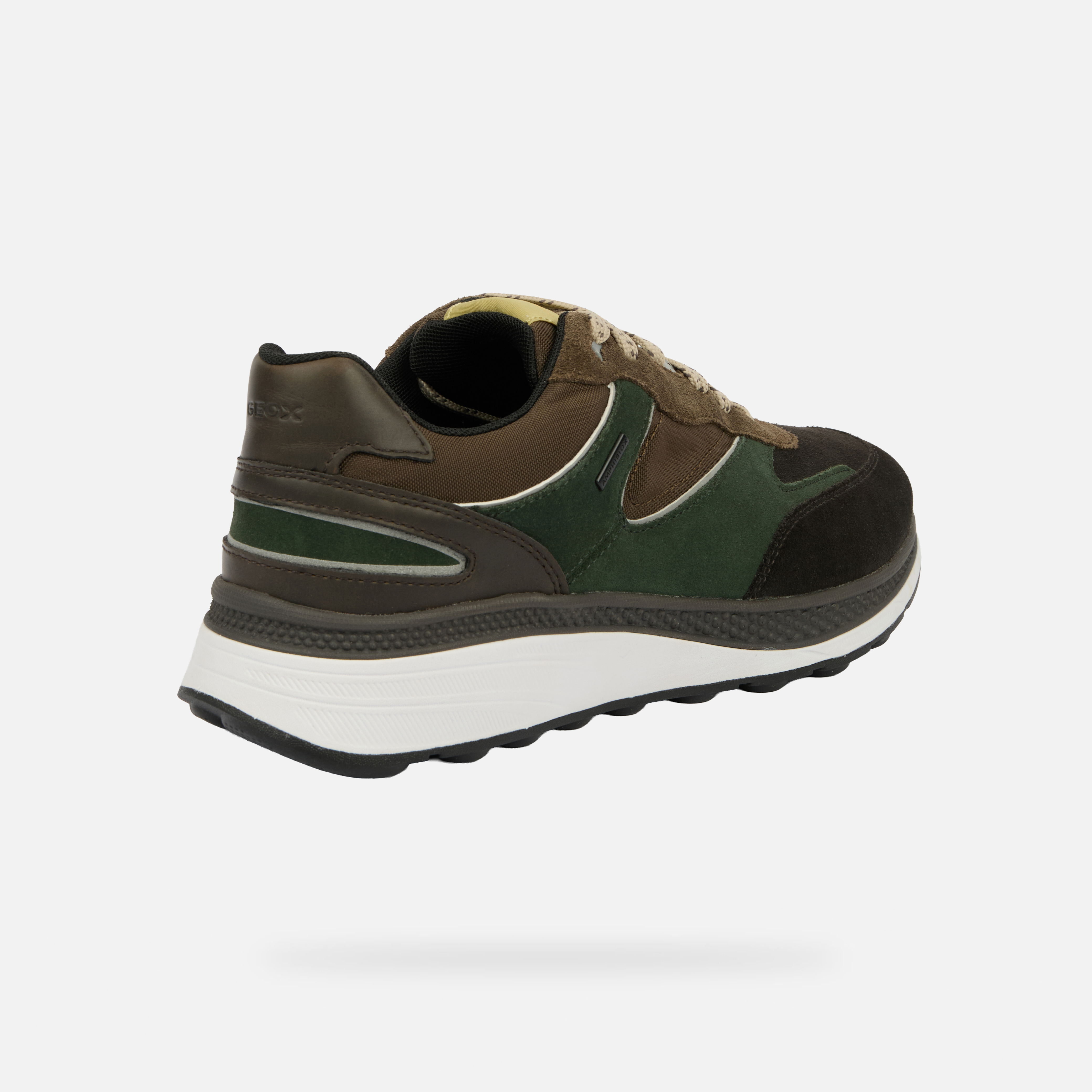 Green Men's Geox Spherica Actif X1 Sneakers - Mens