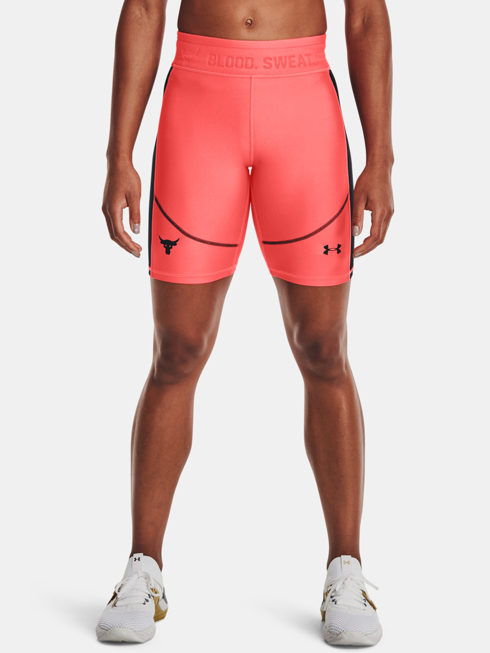 Under Armour Kraťasy UA Prjct Rock HG Bike Short-RED - Dámské