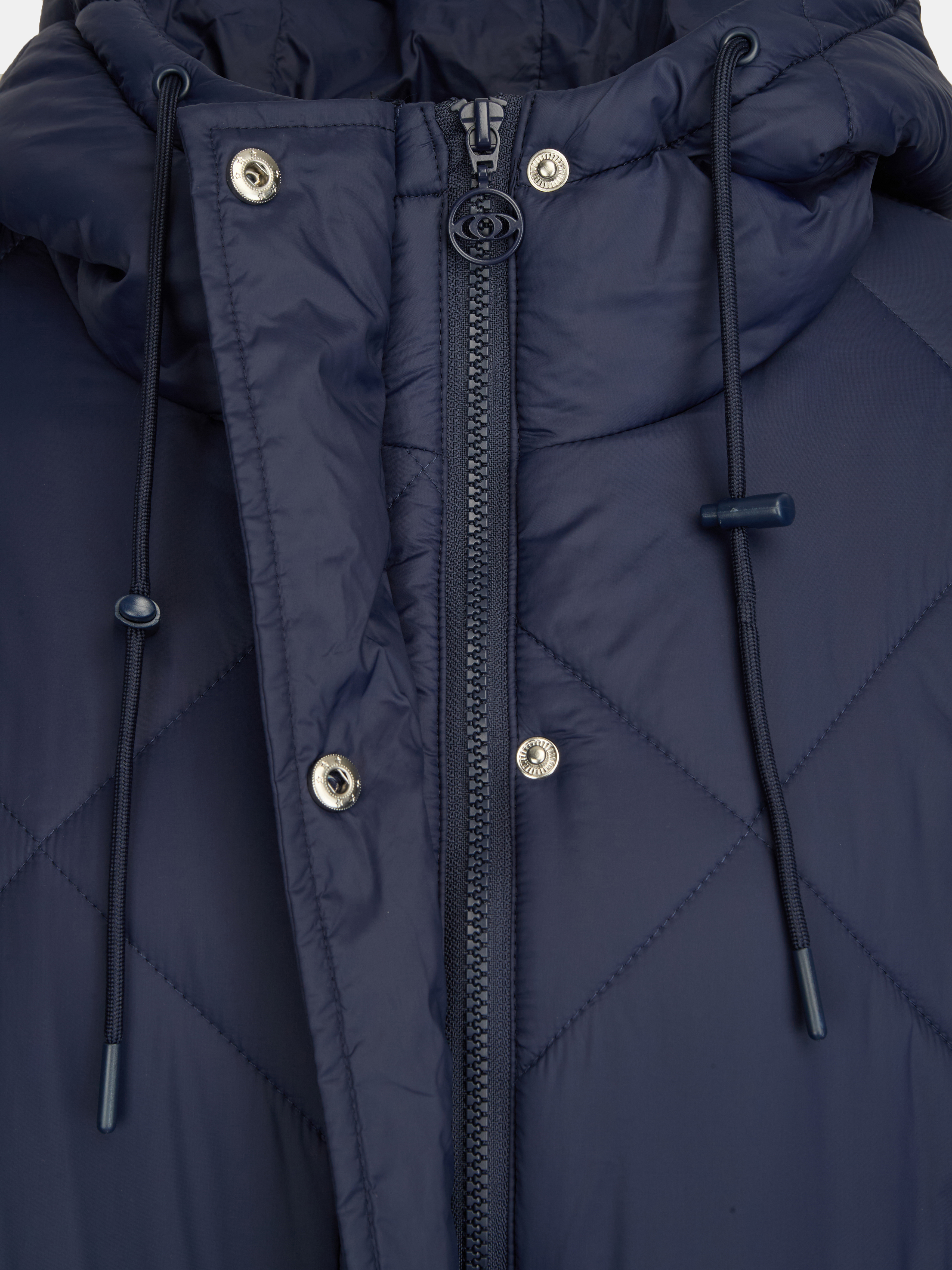 Tmavě modrý dámský prošívaný kabát ORSAY