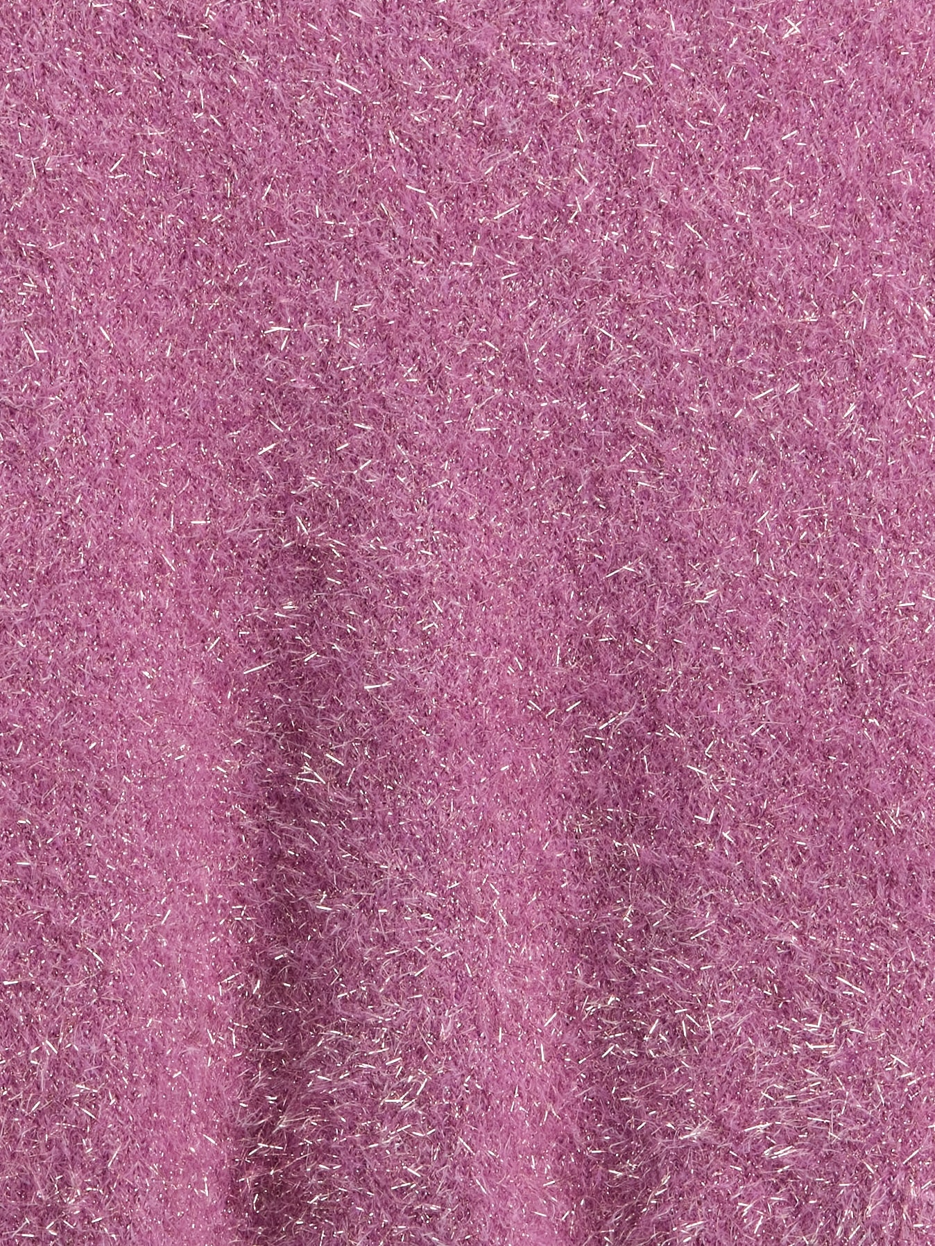 Pulover pentru fete cu fir metalic