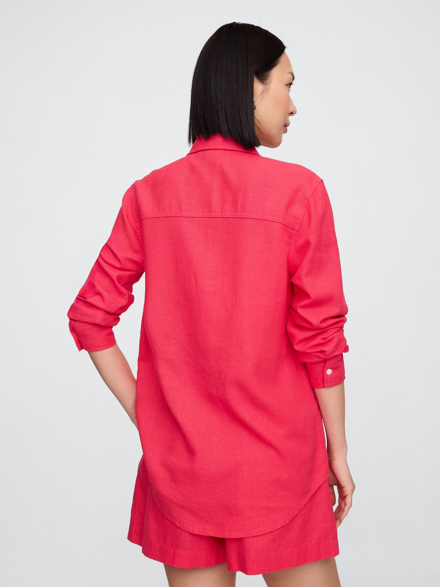 GAP Linen Shirt Easy Shirt - Women's