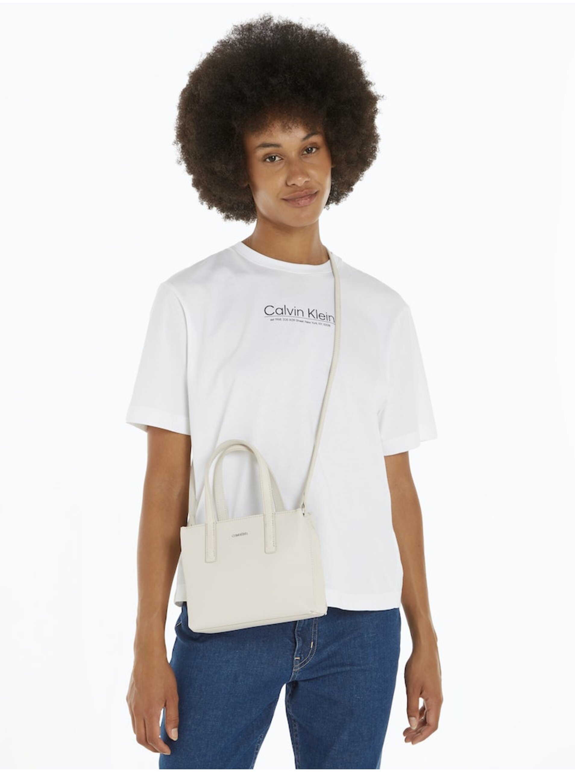 Beige women's handbag Calvin Klein - Women's