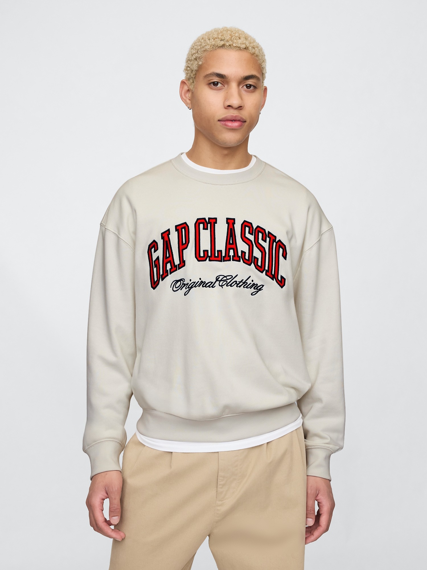GAP Oversize sweatshirt with logo - Men&#039;s