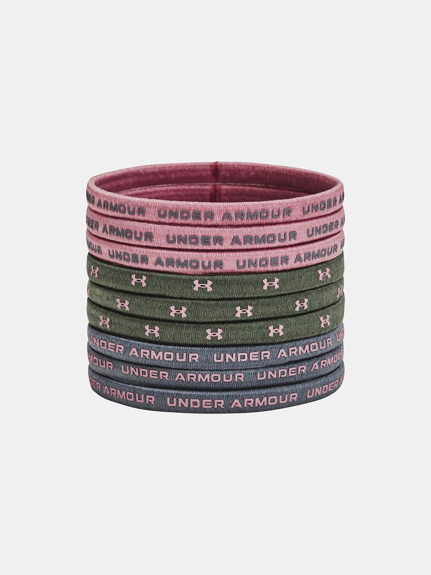 Under Armour Headbands UA Elastic Hair Tie 9PK-PNK - Women