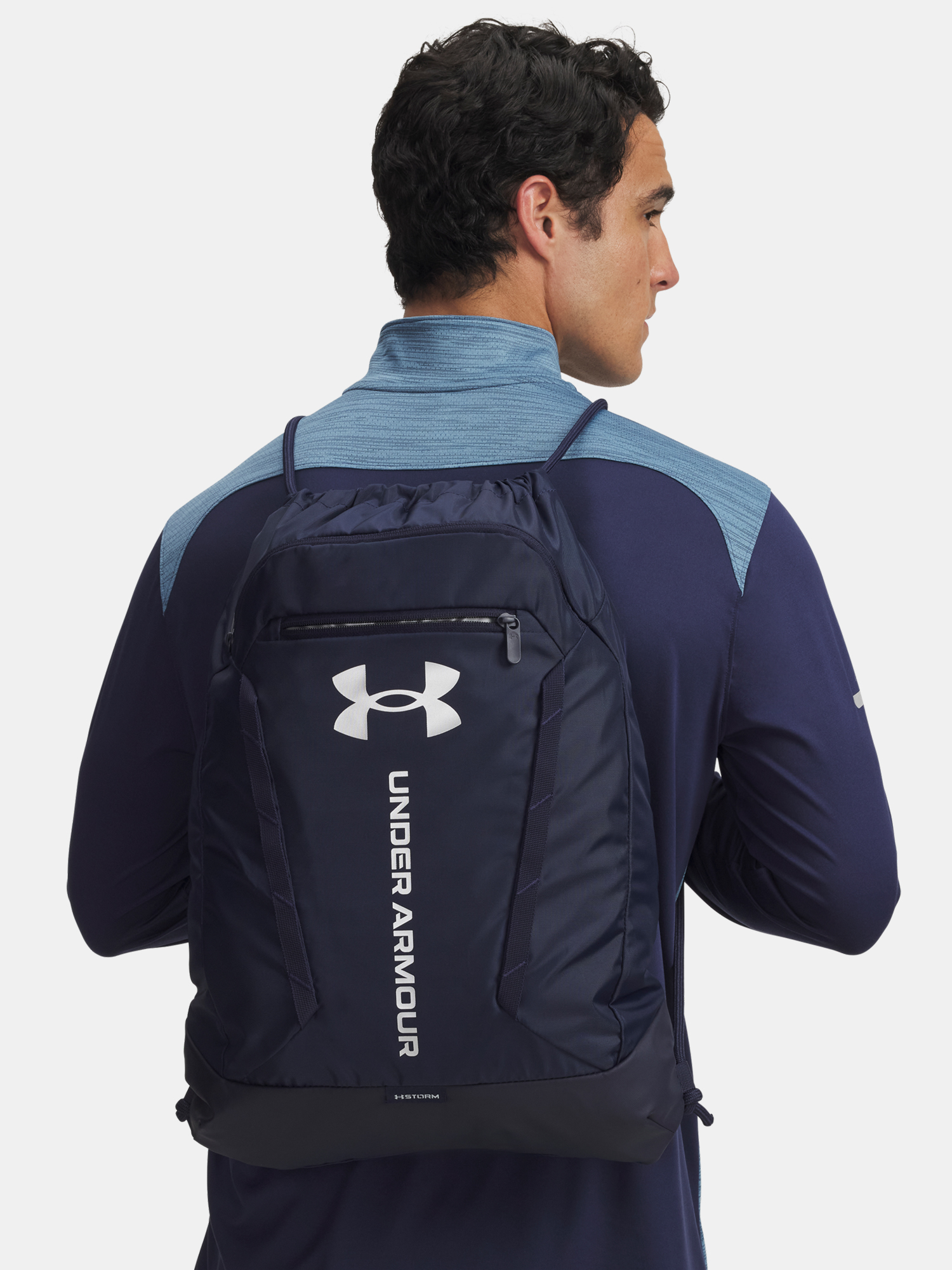 Unisex bag Under Armour UA Hustle Sackpack-BLU - unisex