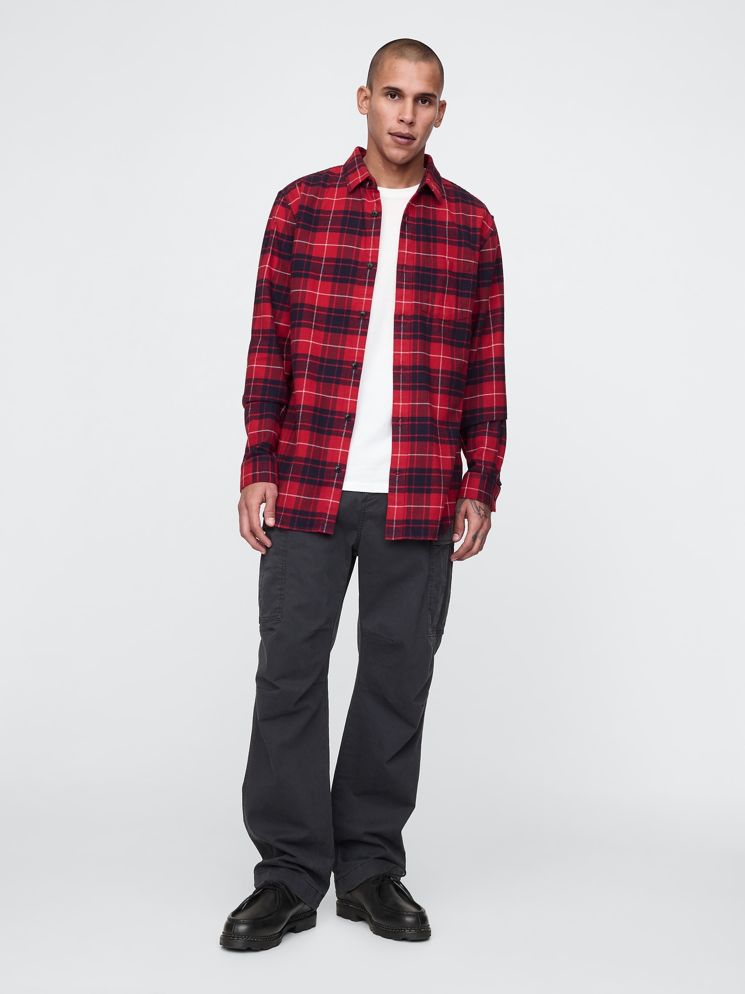 GAP Flannel Outer Shirt - Men&#039;s