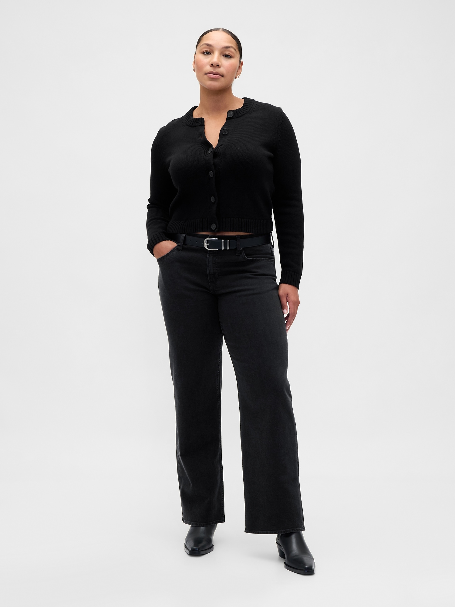 Blugi GAP cu talie joasă, stil anii '90, largi, pentru femei