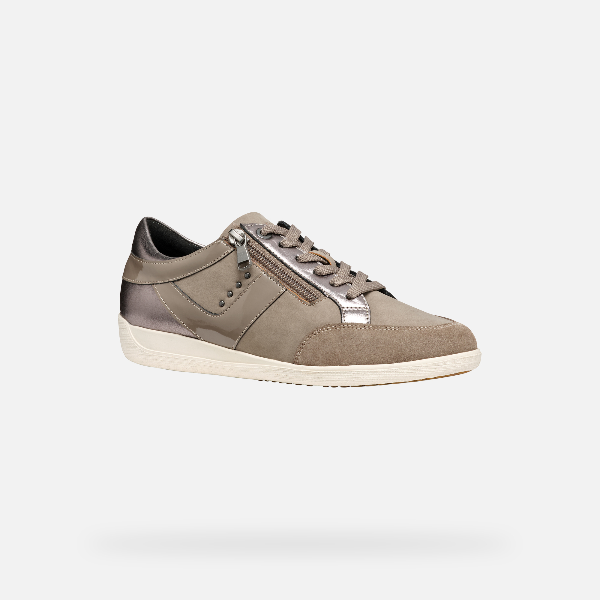 Beige women's sneakers Geox Myria - Women's