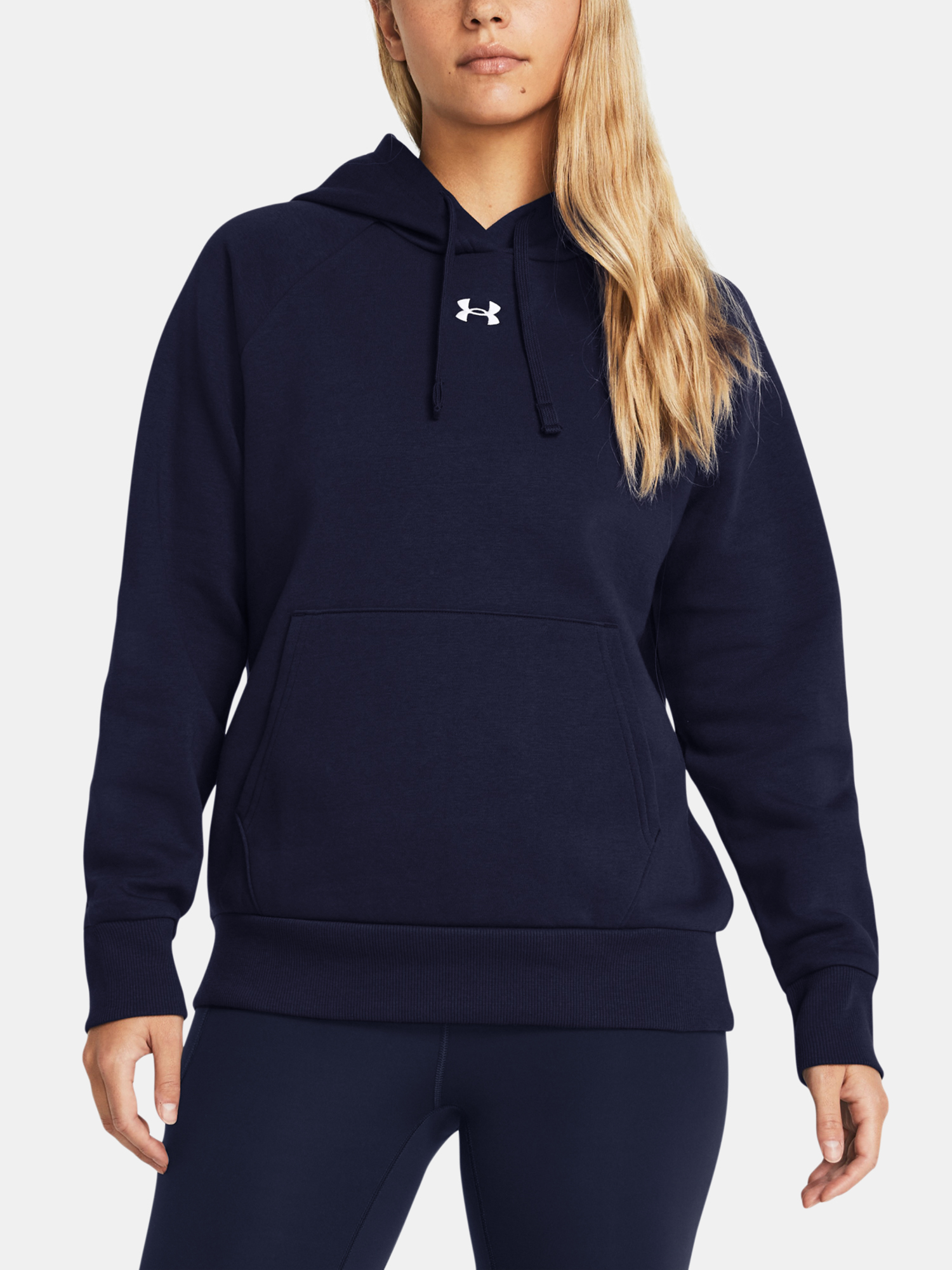 Women's Sweatshirt Under Armour UA Rival Fleece Hoodie-BLU - Women's