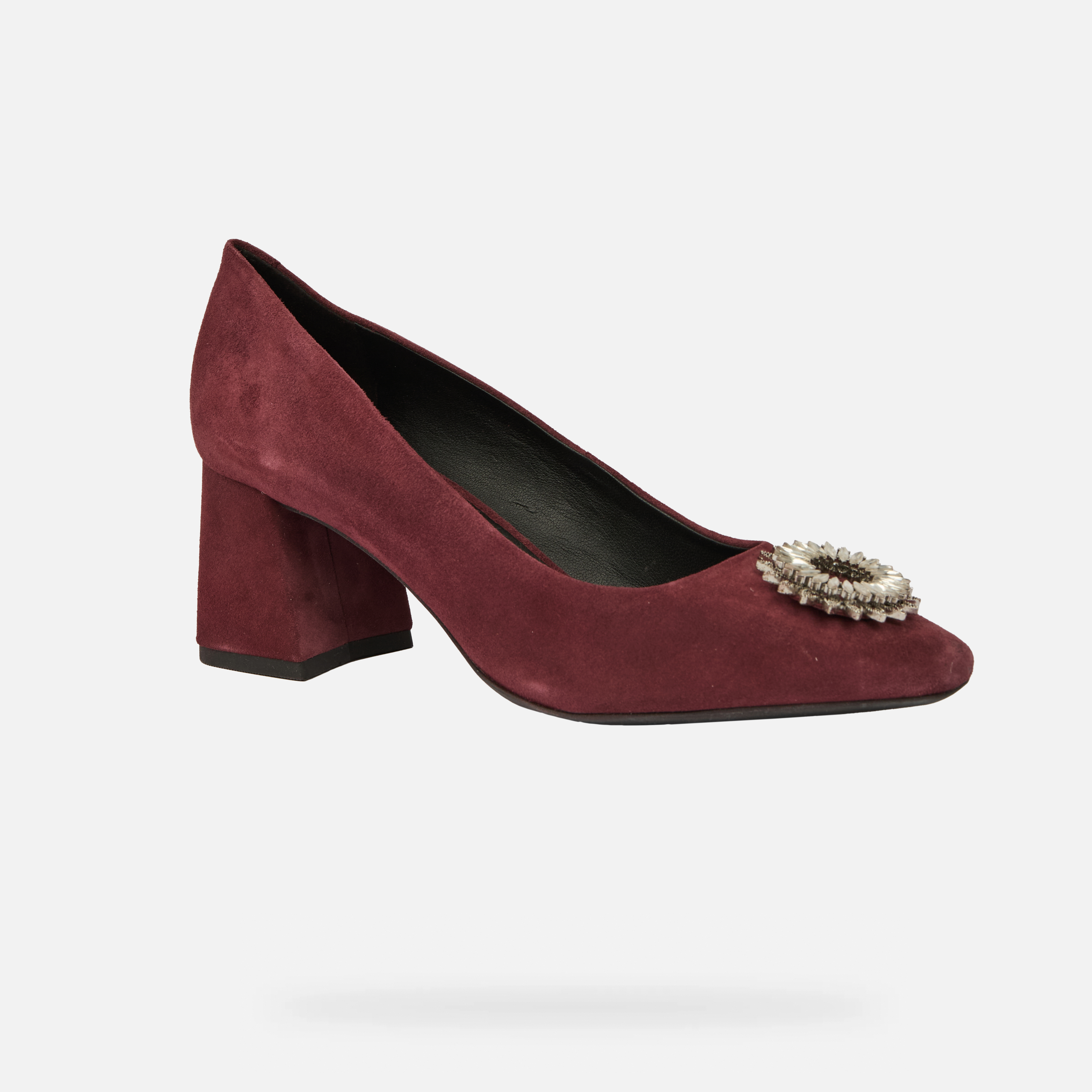 Burgundy women's pumps Geox Giselda - Women's