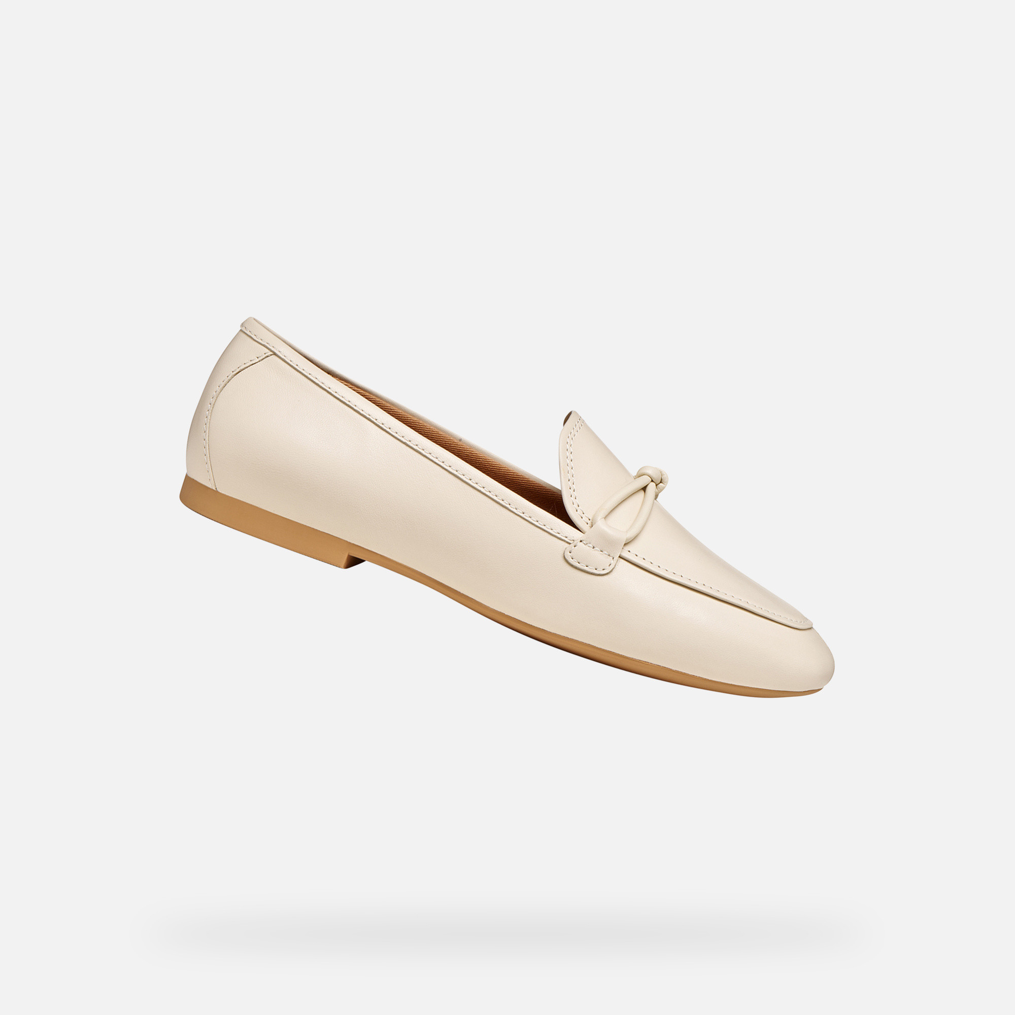 Дамски кремави мокасини Geox New Palmaria