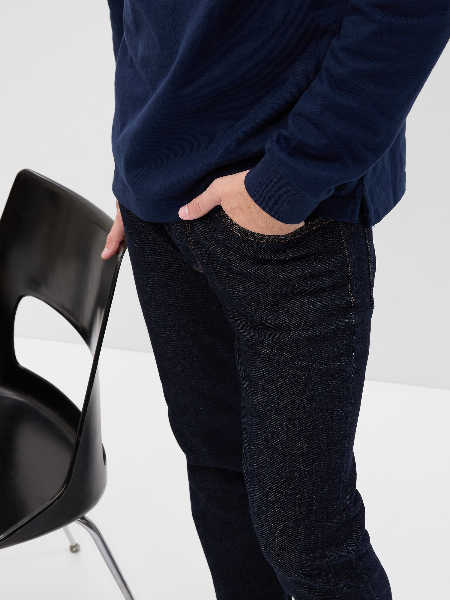 Skinny fit pentru barbati GAP - albastru inchis