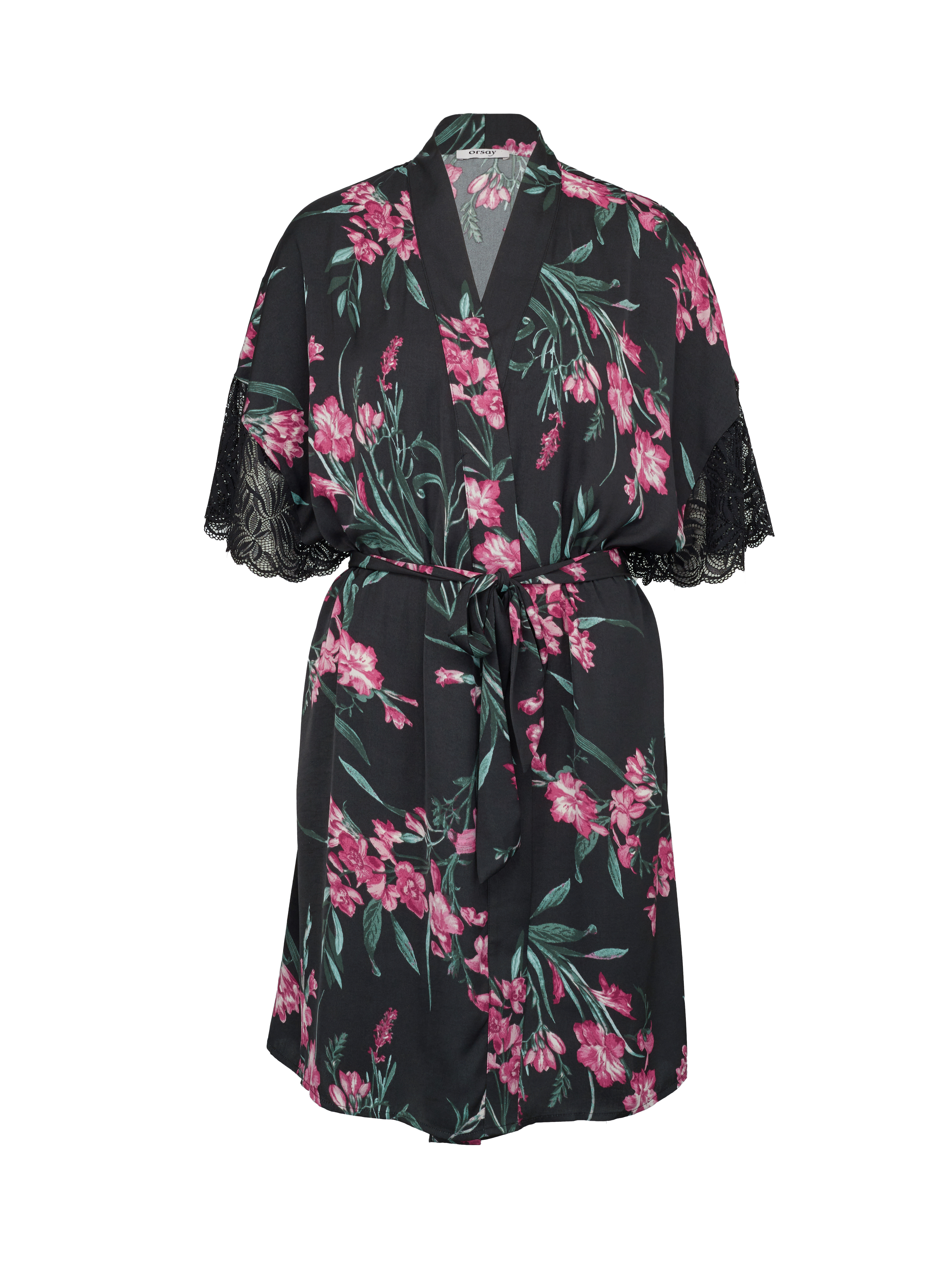 Black women&#039;s satin robe ORSAY - Women&#039;s