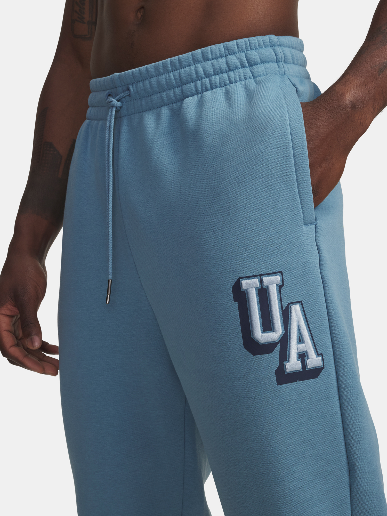 Men&#039;s Sweatpants Under Armour UA Icon Flc Graphic Jgr-BLU - Mens