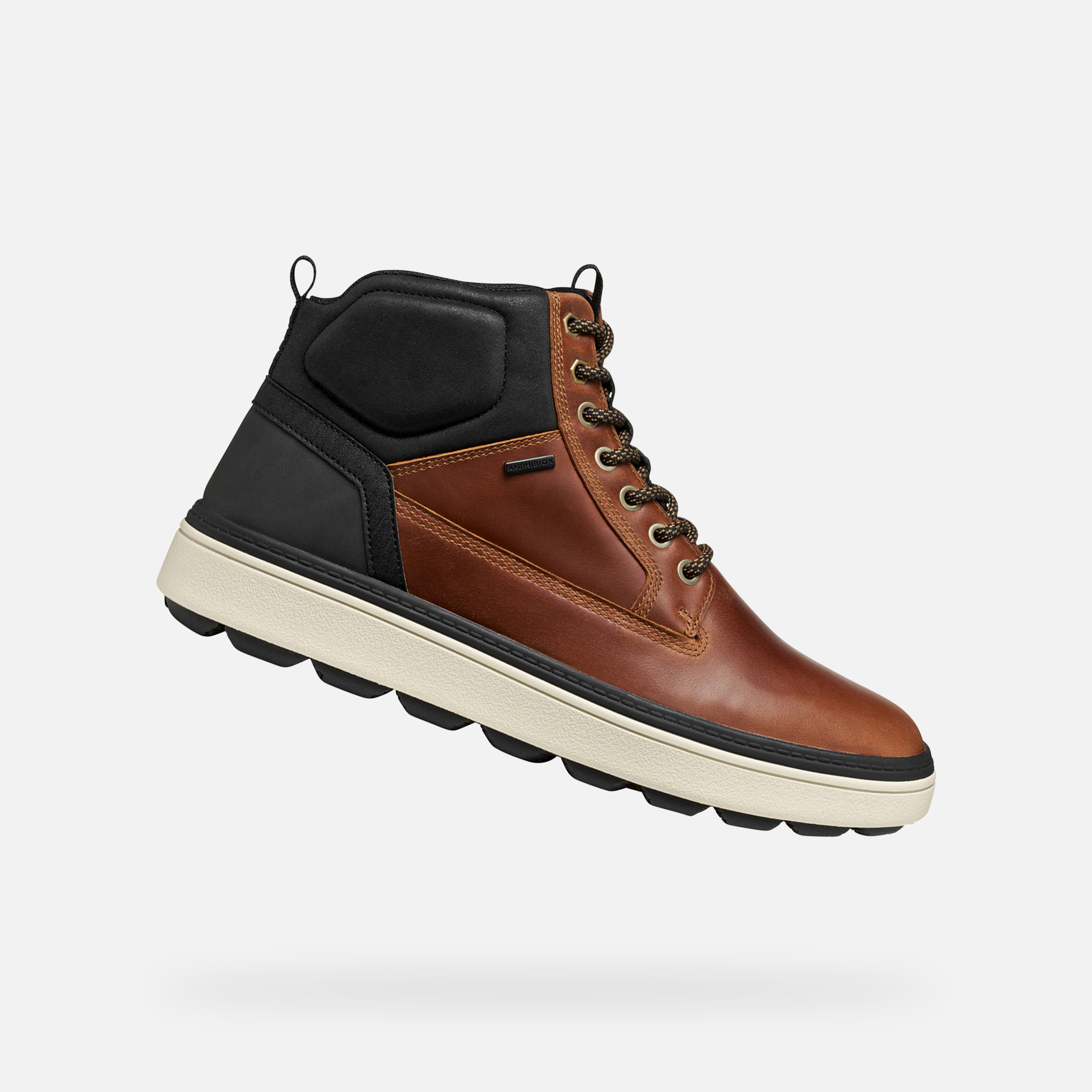Geox Spherica ECUB-1.1 Mens Brown Ankle Boots - Mens
